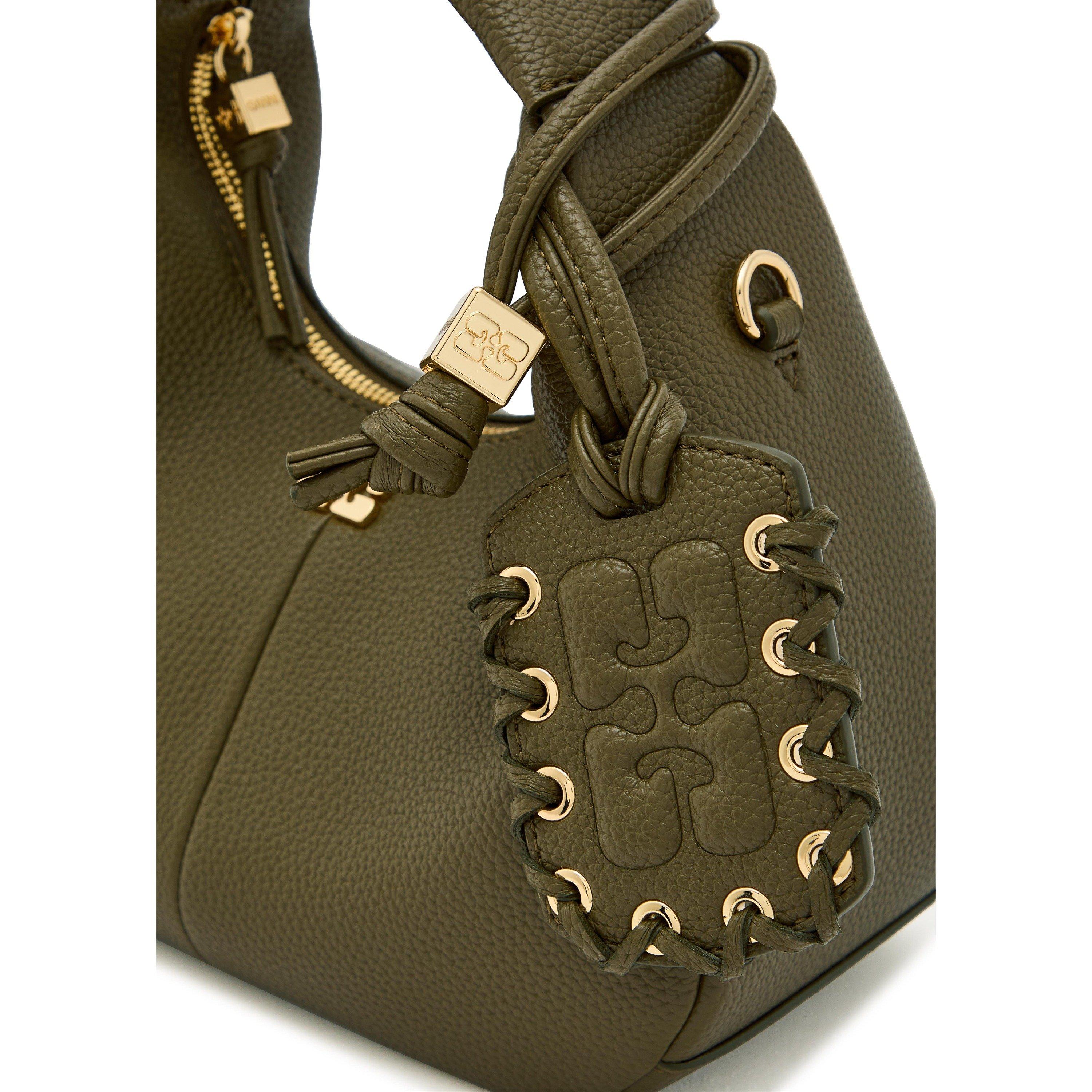 OLIVE - Ganni - Hobo Mini Grained - 4