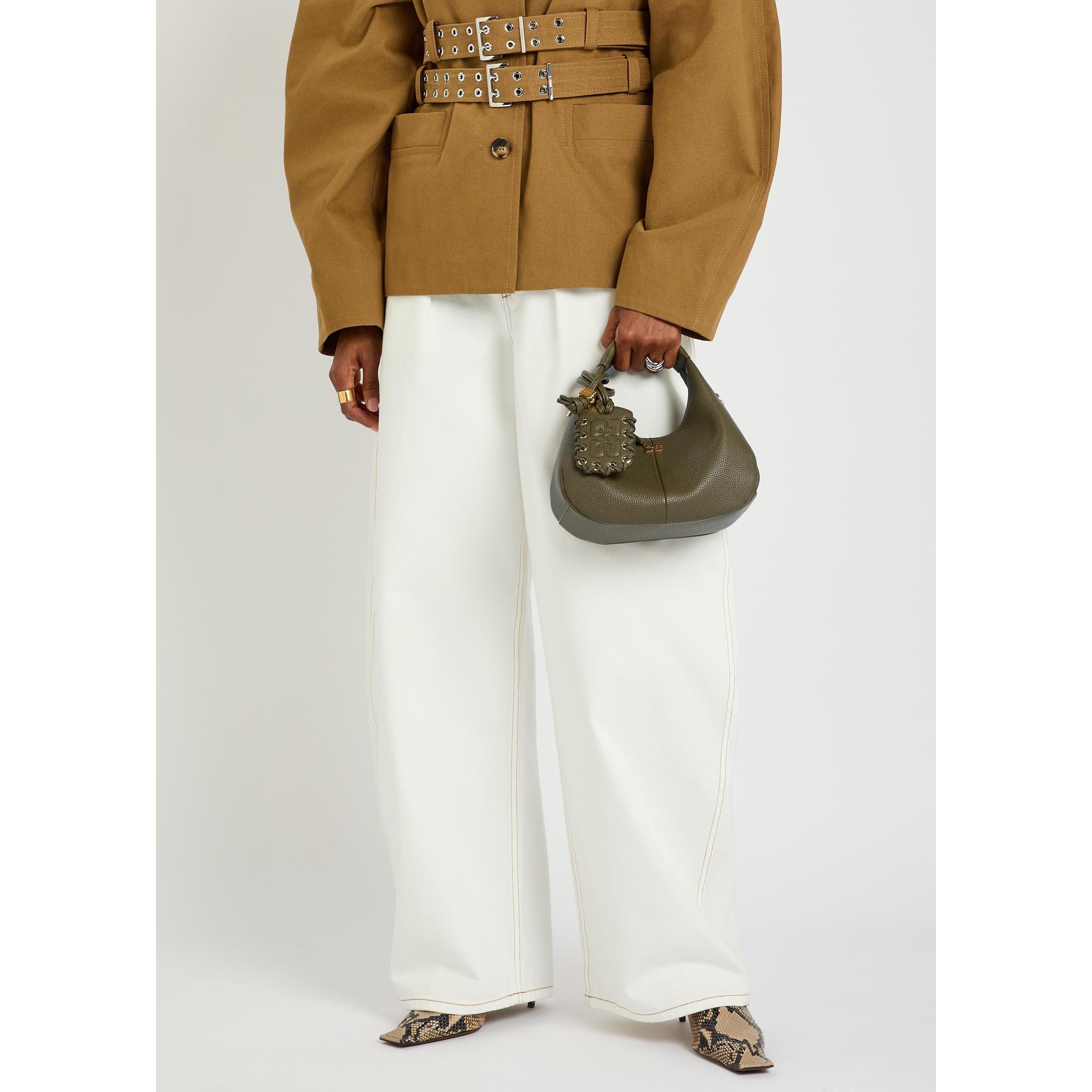 OLIVE - Ganni - Hobo Mini Grained - 6