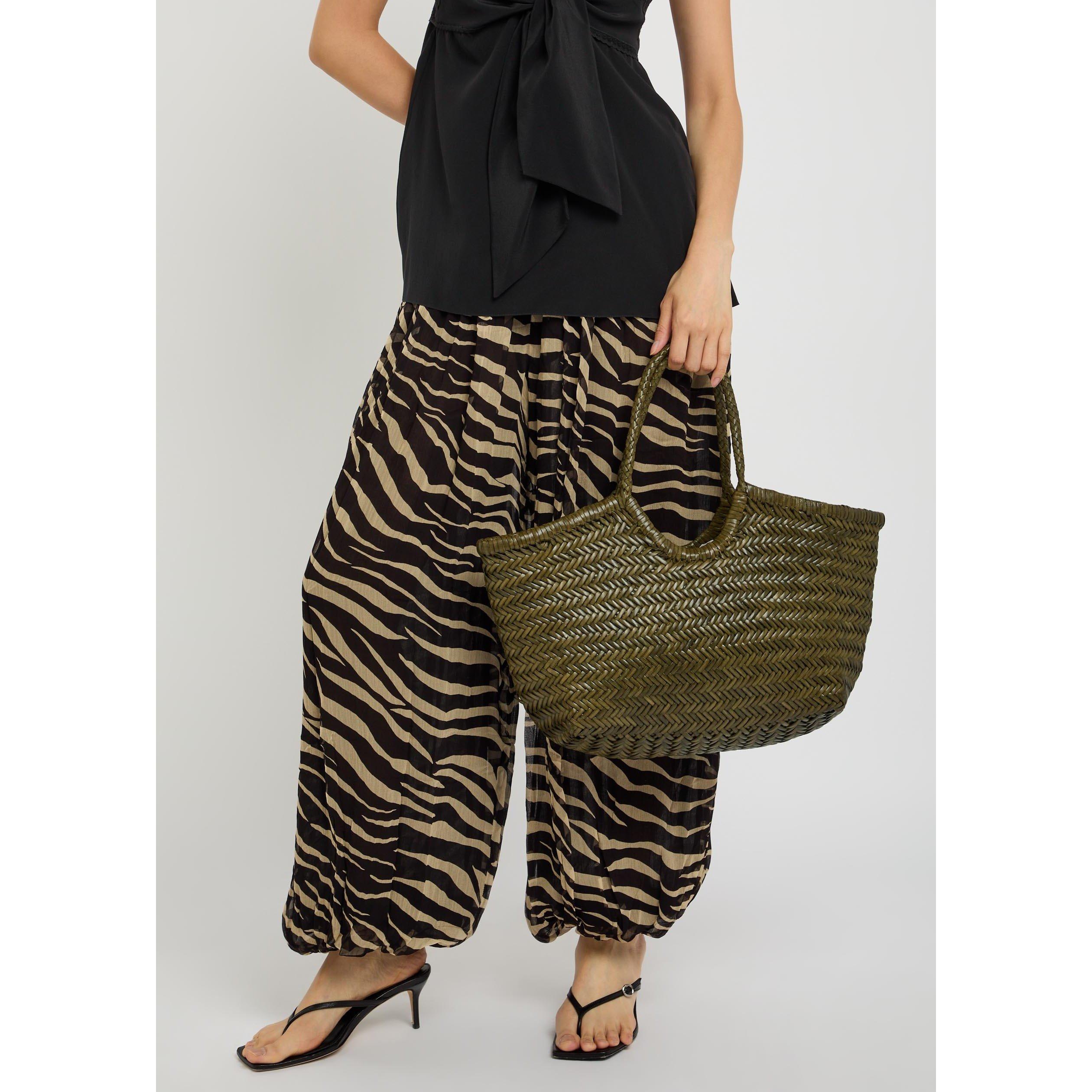 KHAKI - Dragon Diffusion - NANTUCKET BASKET BIG TOTE - 3