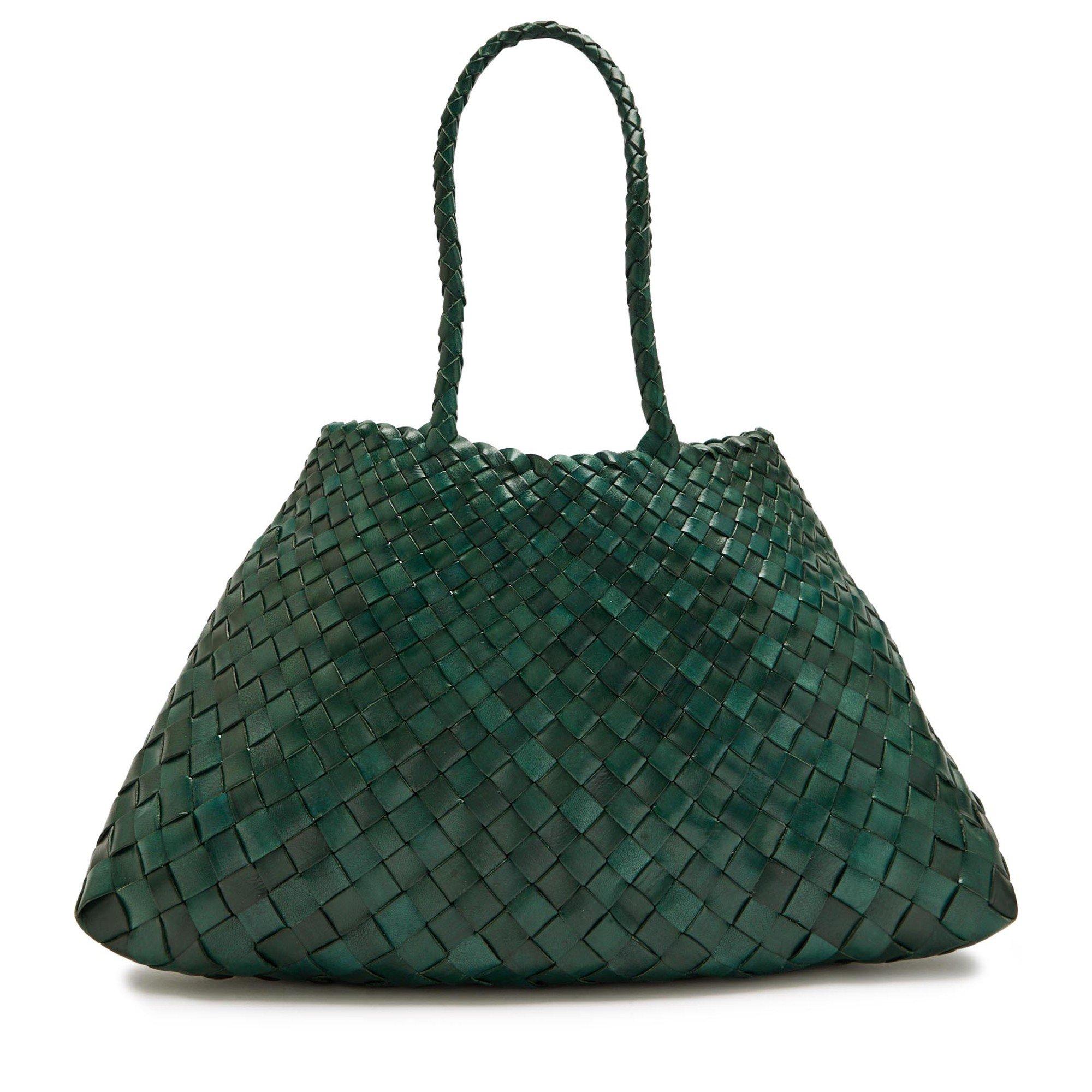 DARK GREEN - Dragon Diffusion - SANTA CROCE BIG TOTE