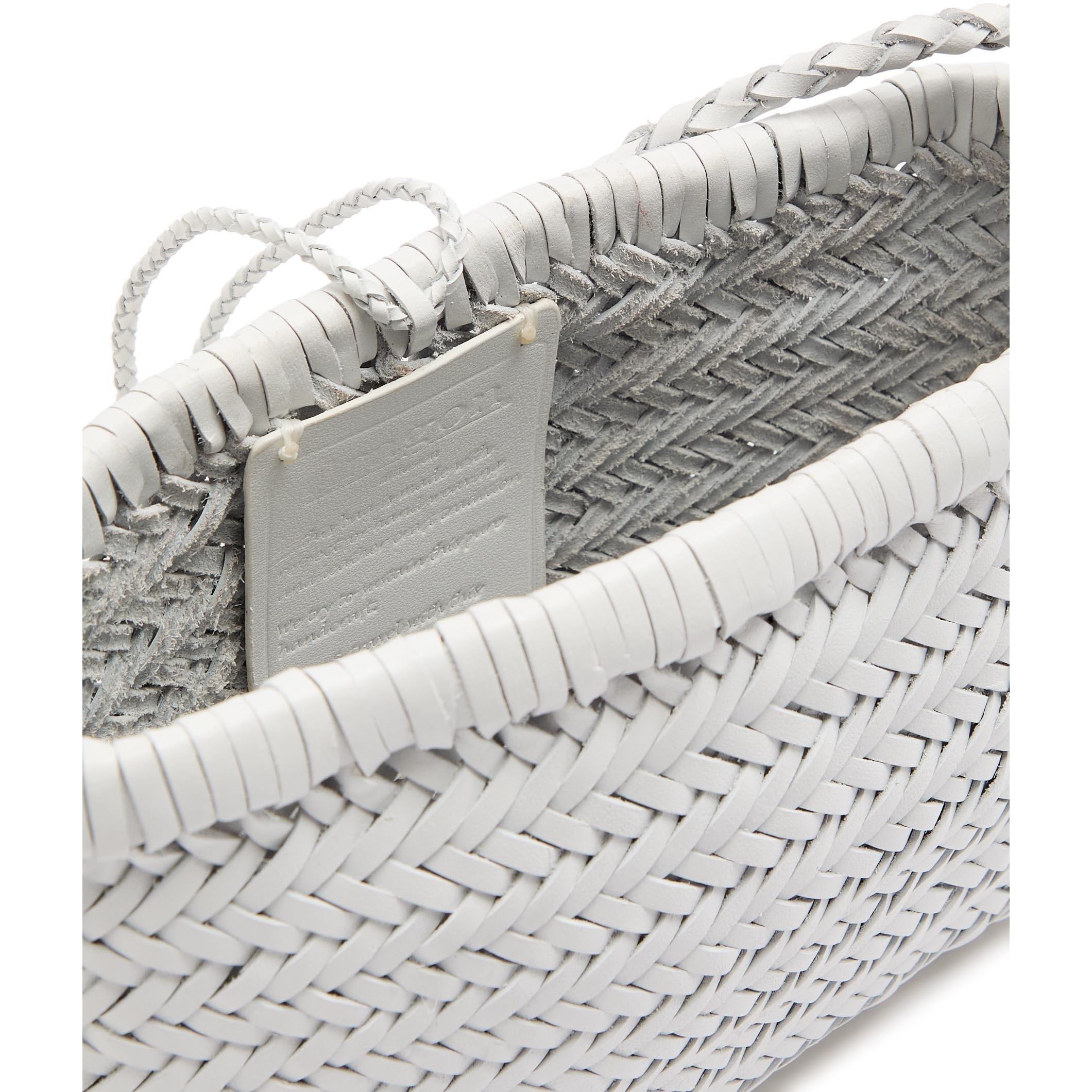 WHITE - Dragon Diffusion - Women's Minsu Leather Cross Body Bag - 5