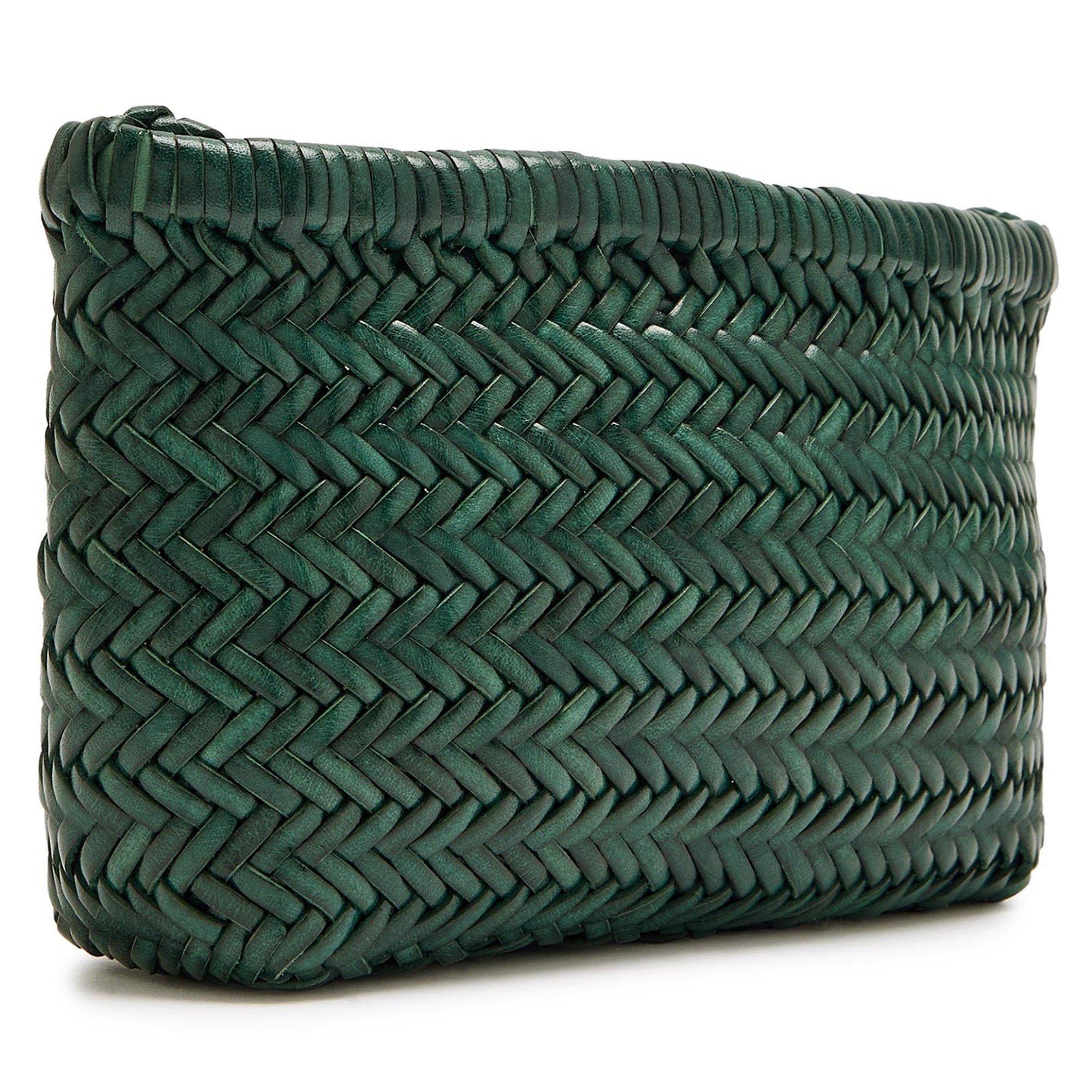 DARK GREEN - Dragon Diffusion - Women's Minsu Leather Cross Body Bag - 2