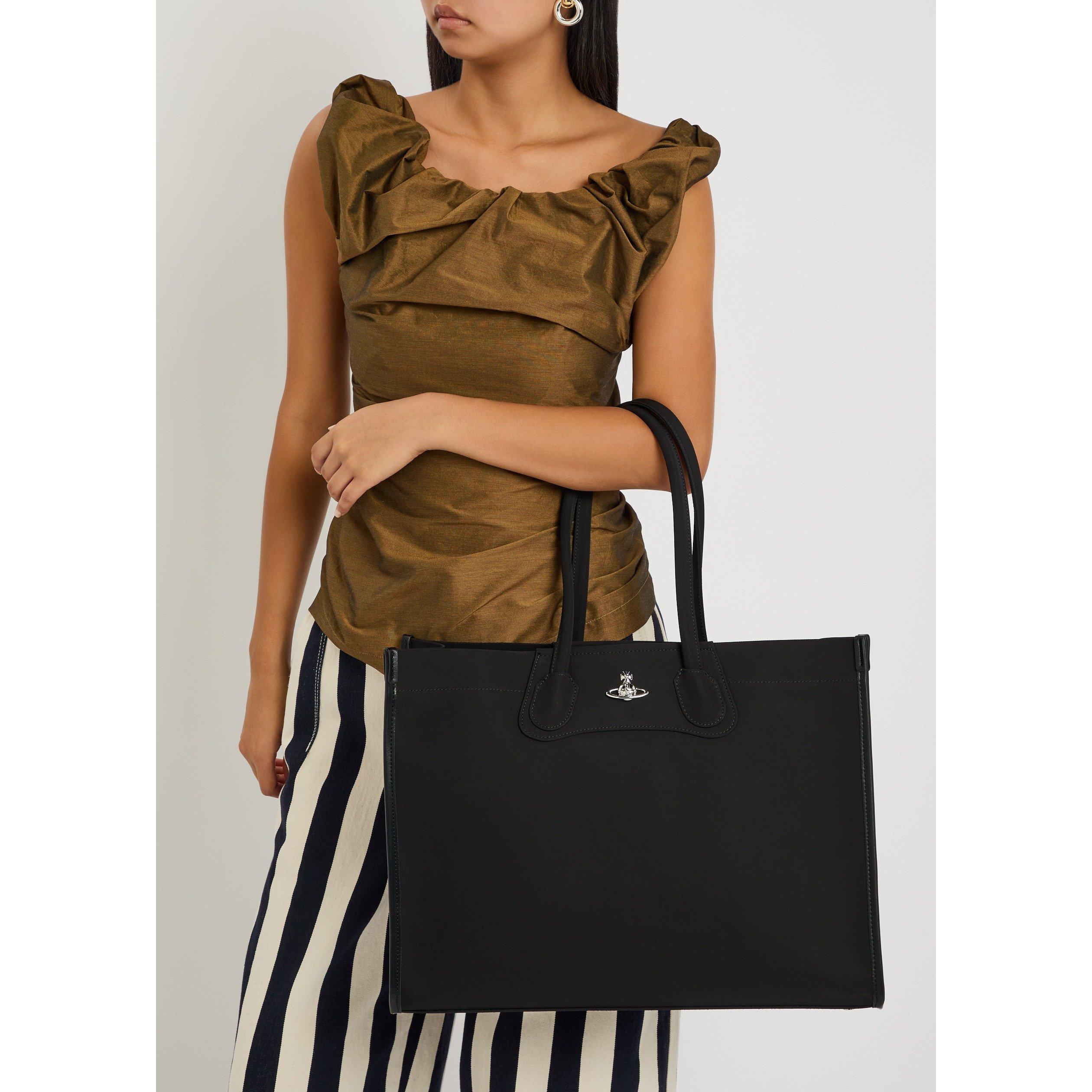 BLACK - Vivienne Westwood - Women's Troy Tote Bag - 3