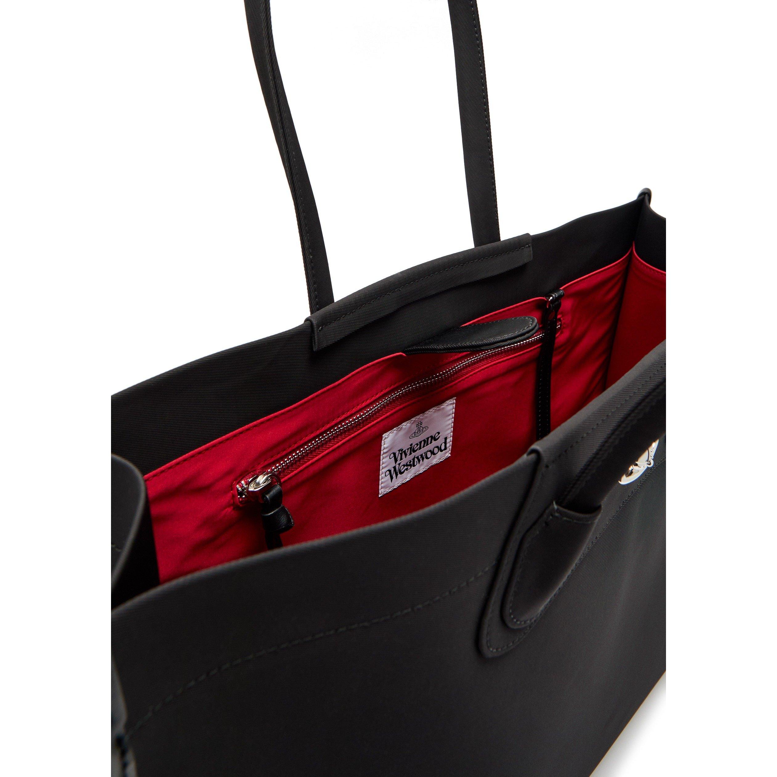 BLACK - Vivienne Westwood - Women's Troy Tote Bag - 5