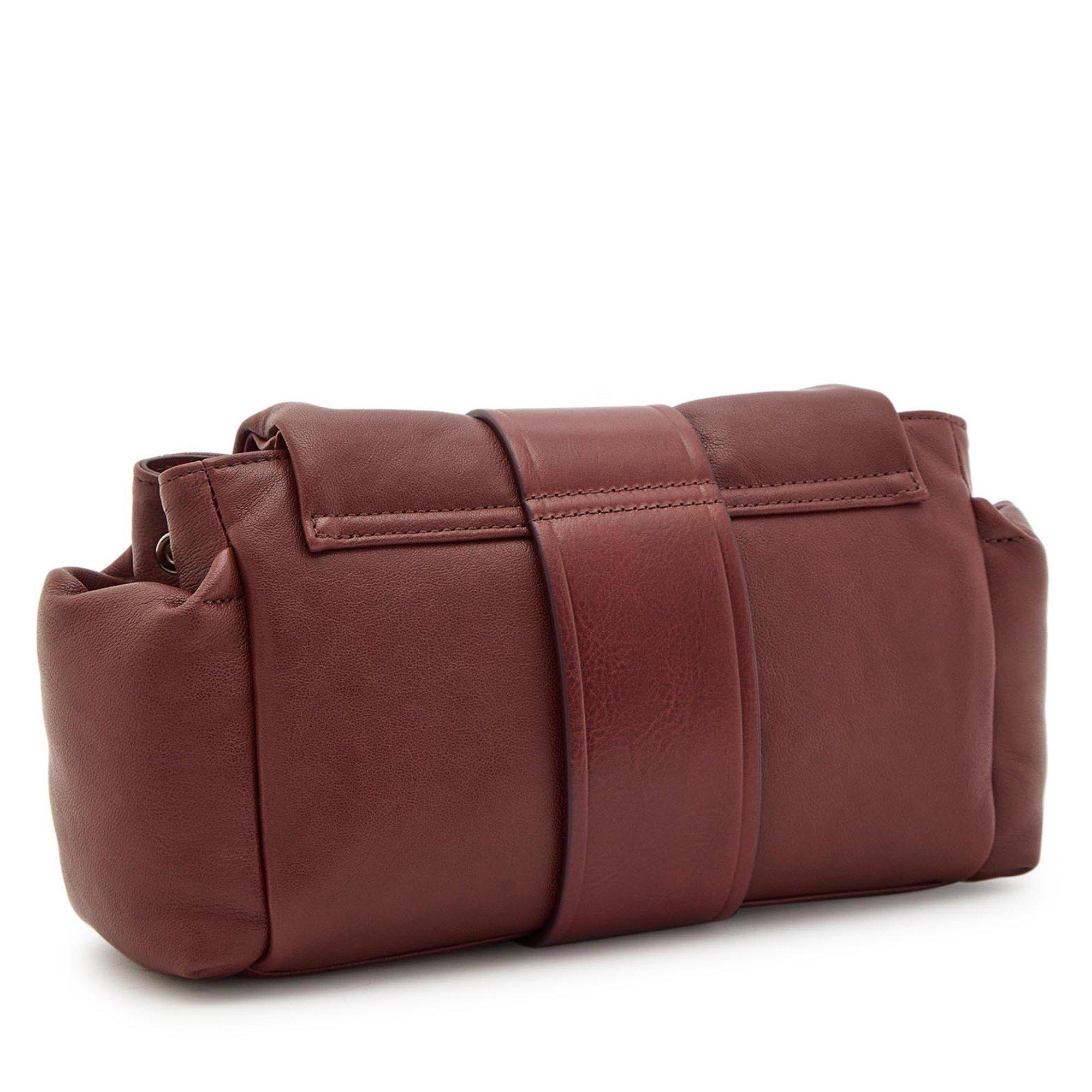 BROWN - Vivienne Westwood - Women's Hazel Treasure Leather Shoulder Bag - 2