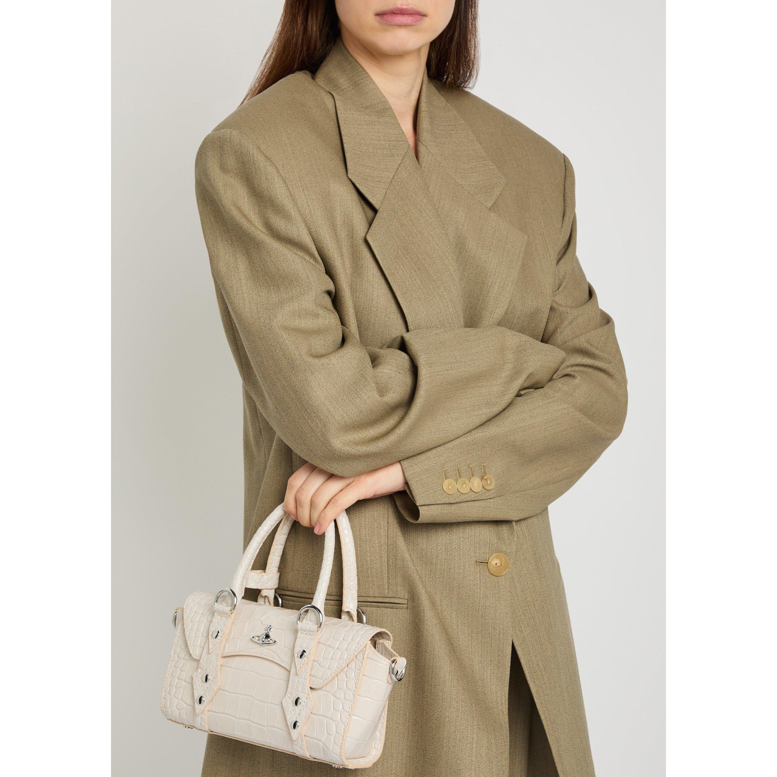 WHITE - Vivienne Westwood - Women's Bettina Mini Leather Crossbody Bag - 3