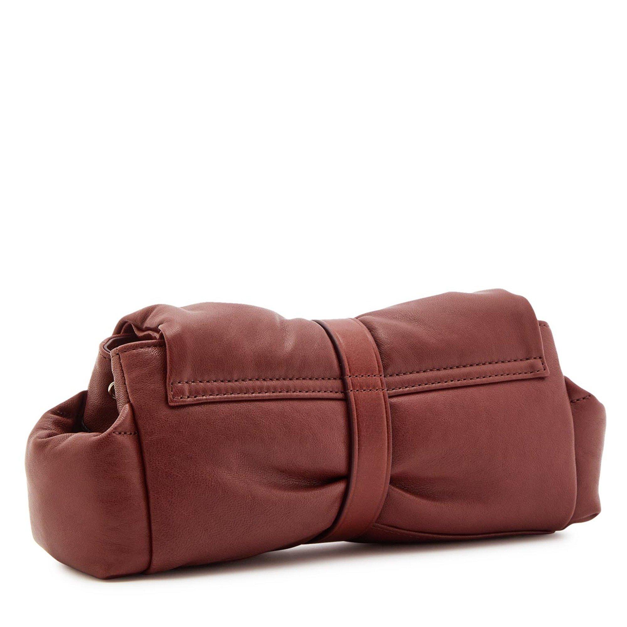 BROWN - Vivienne Westwood - Women's Hazel Treasure Leather Clutch Bag - 2