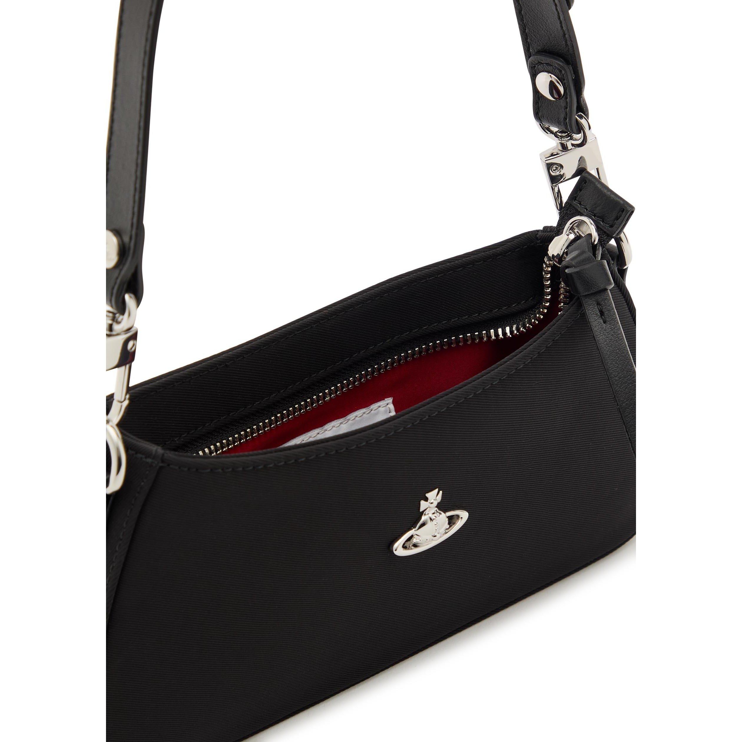 BLACK - Vivienne Westwood - TASHA SHOULDER PHONE BAG NYLON - 5