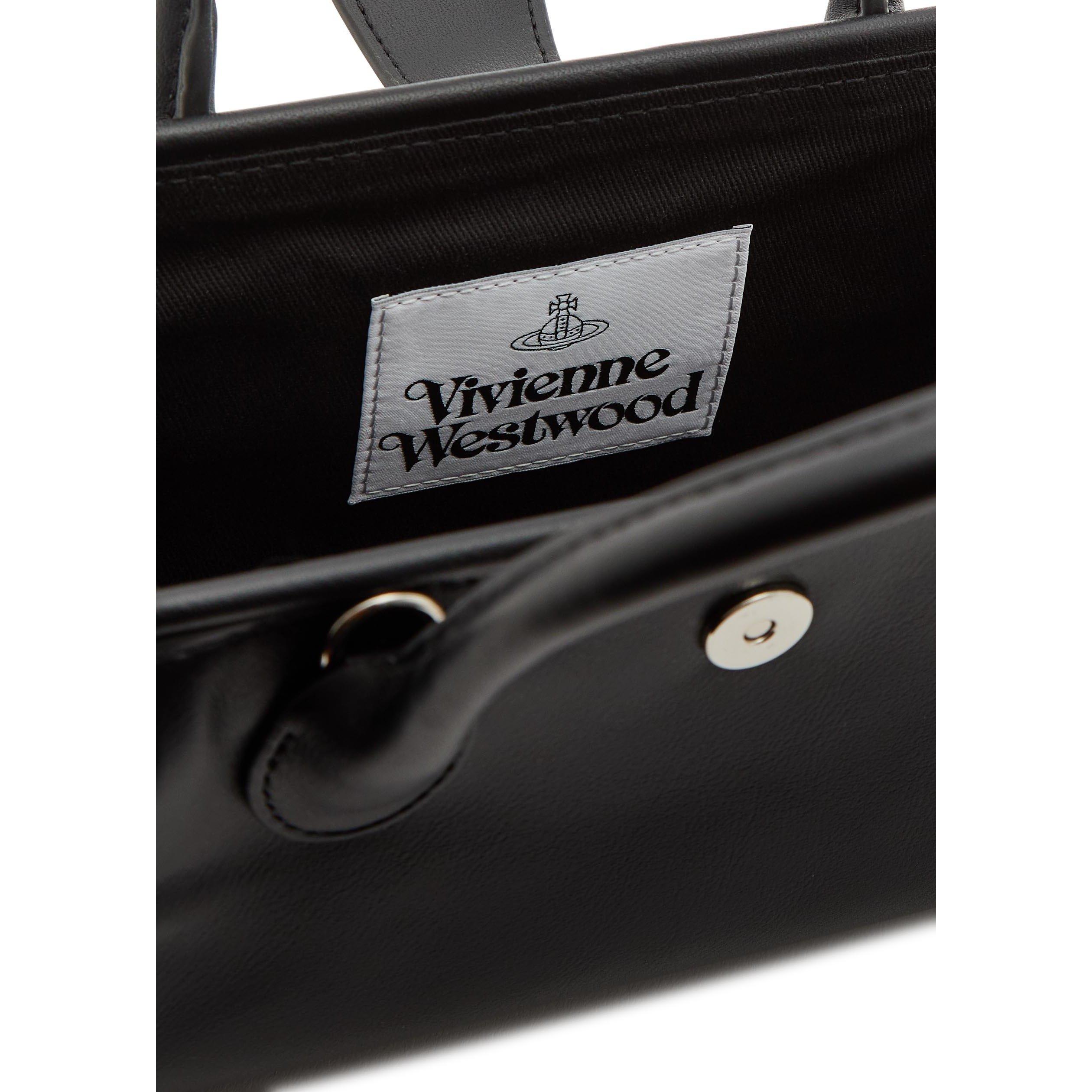 BLACK - Vivienne Westwood - Women's Pamela Faux Leather Mini Bag - 5