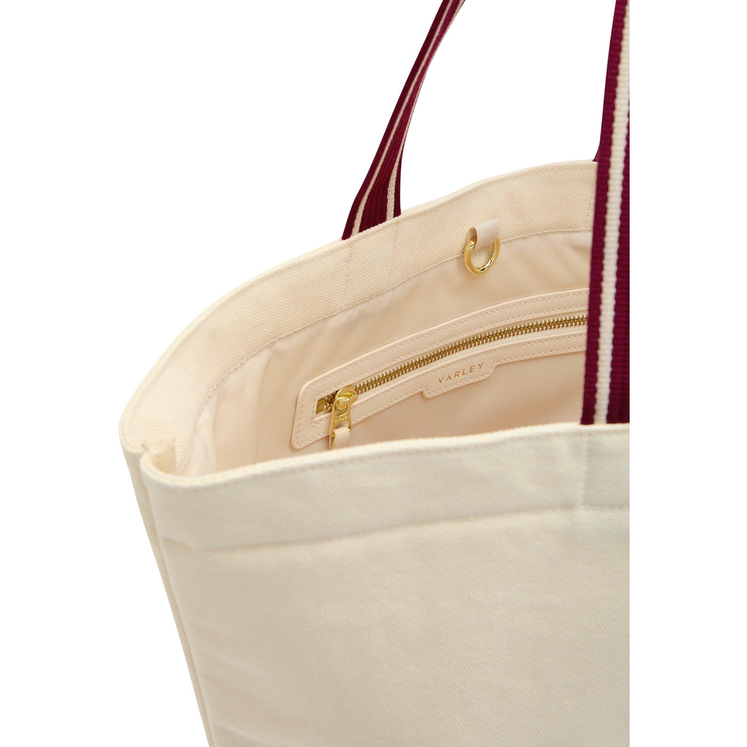 IVORY - Varley - ROBINSON CANVAS CLUB TOTE BAG - 5