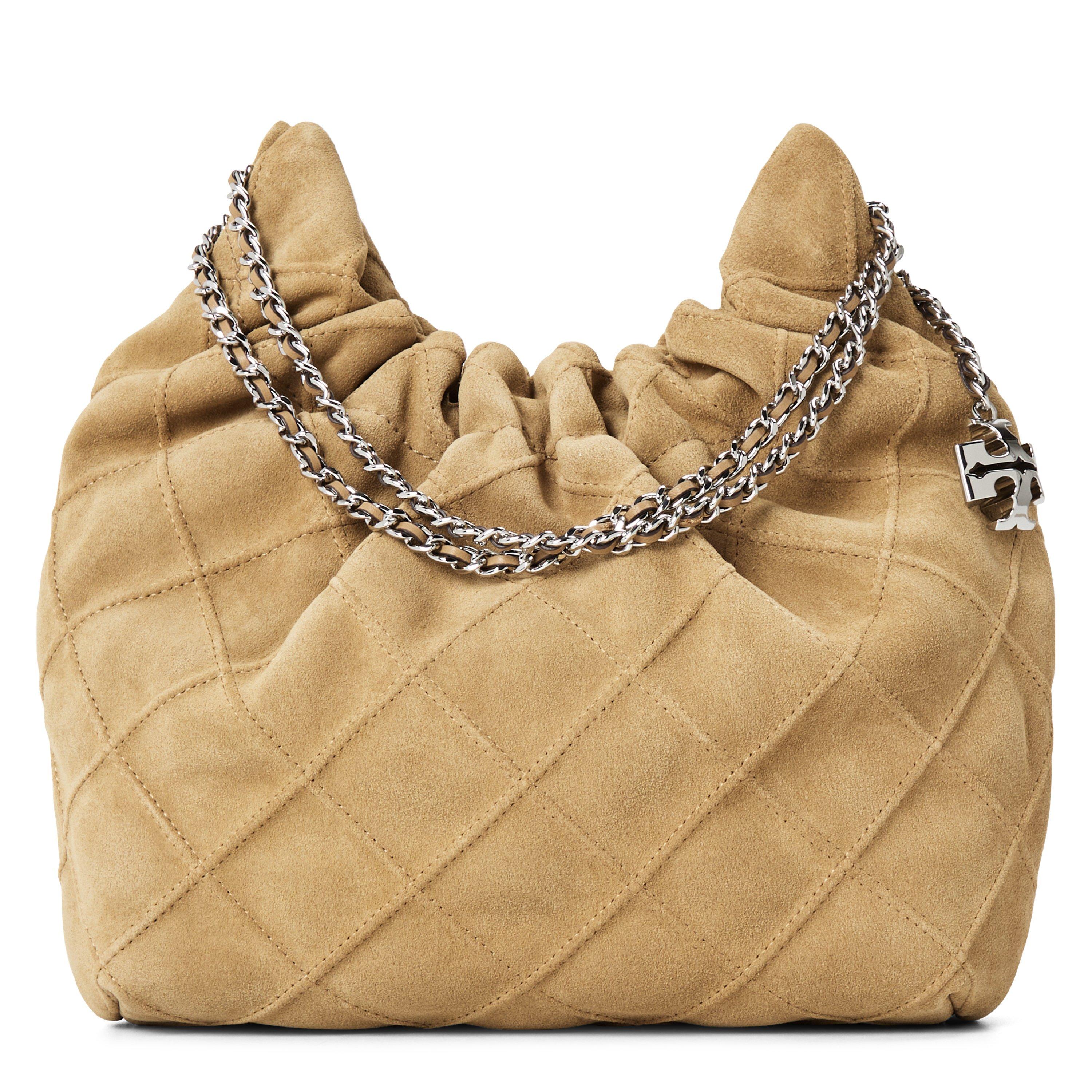 STONE - Tory Burch - Fleming Suede Mini Hobo B - 1