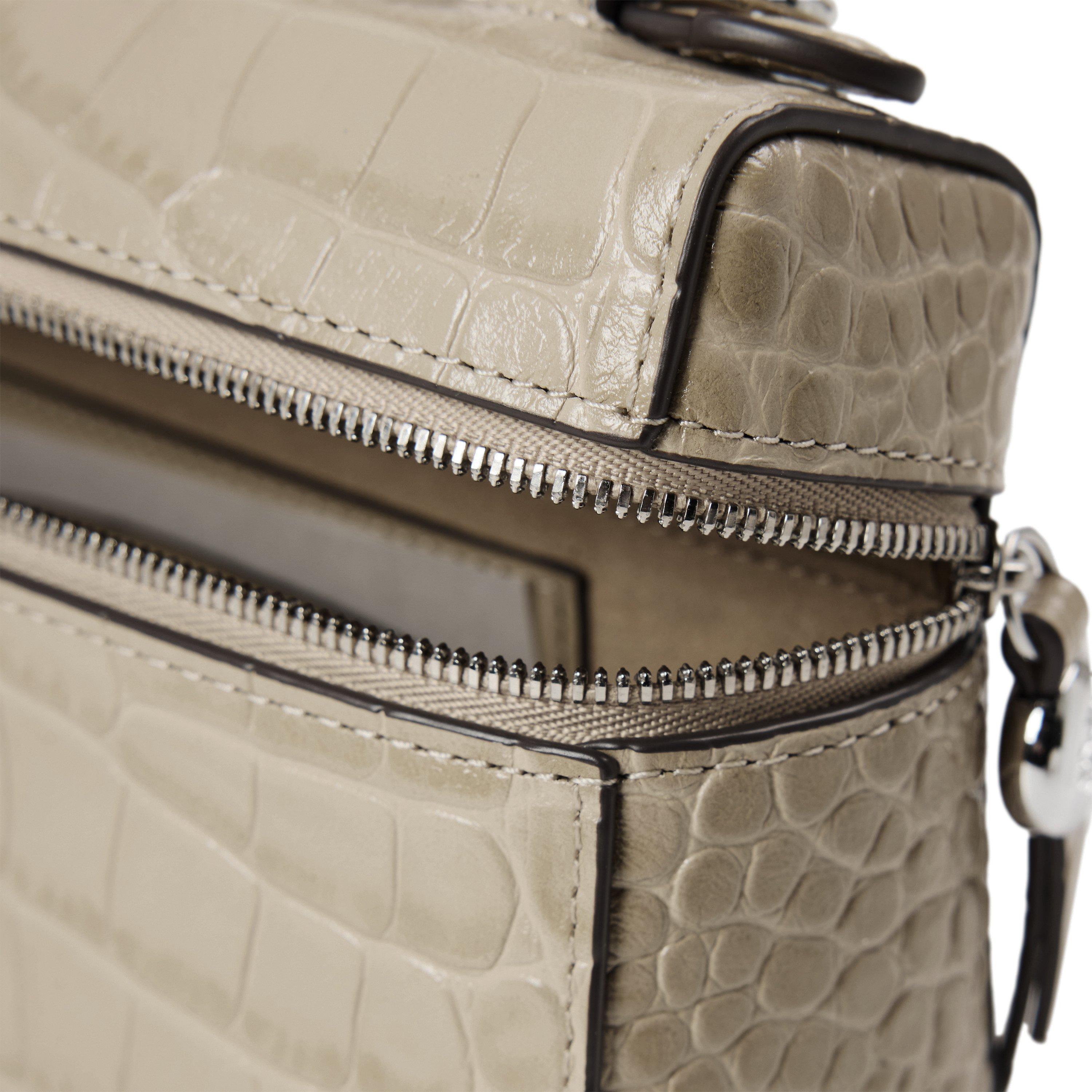 CREAM - Tory Burch - Romy Embossed Croc Slim T - 4