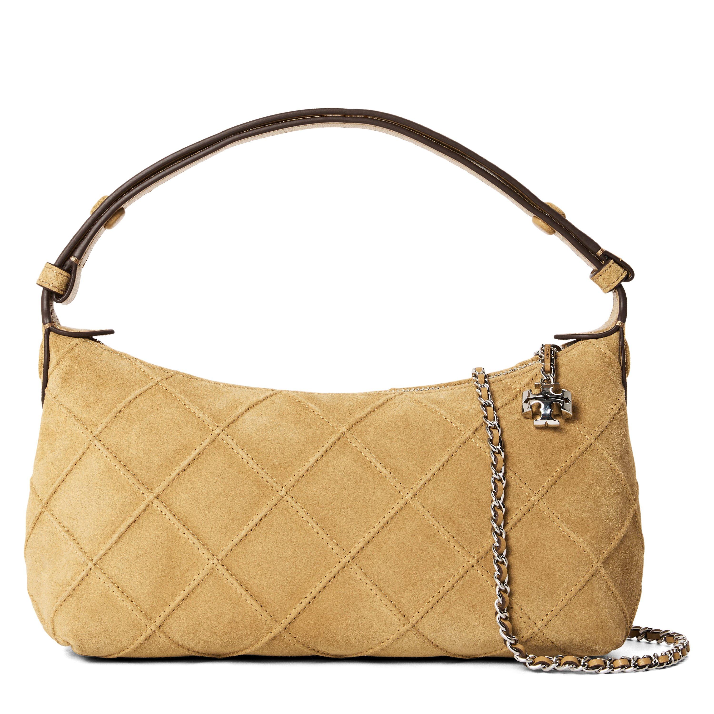 Tory Burch Fleming Suede Pochette