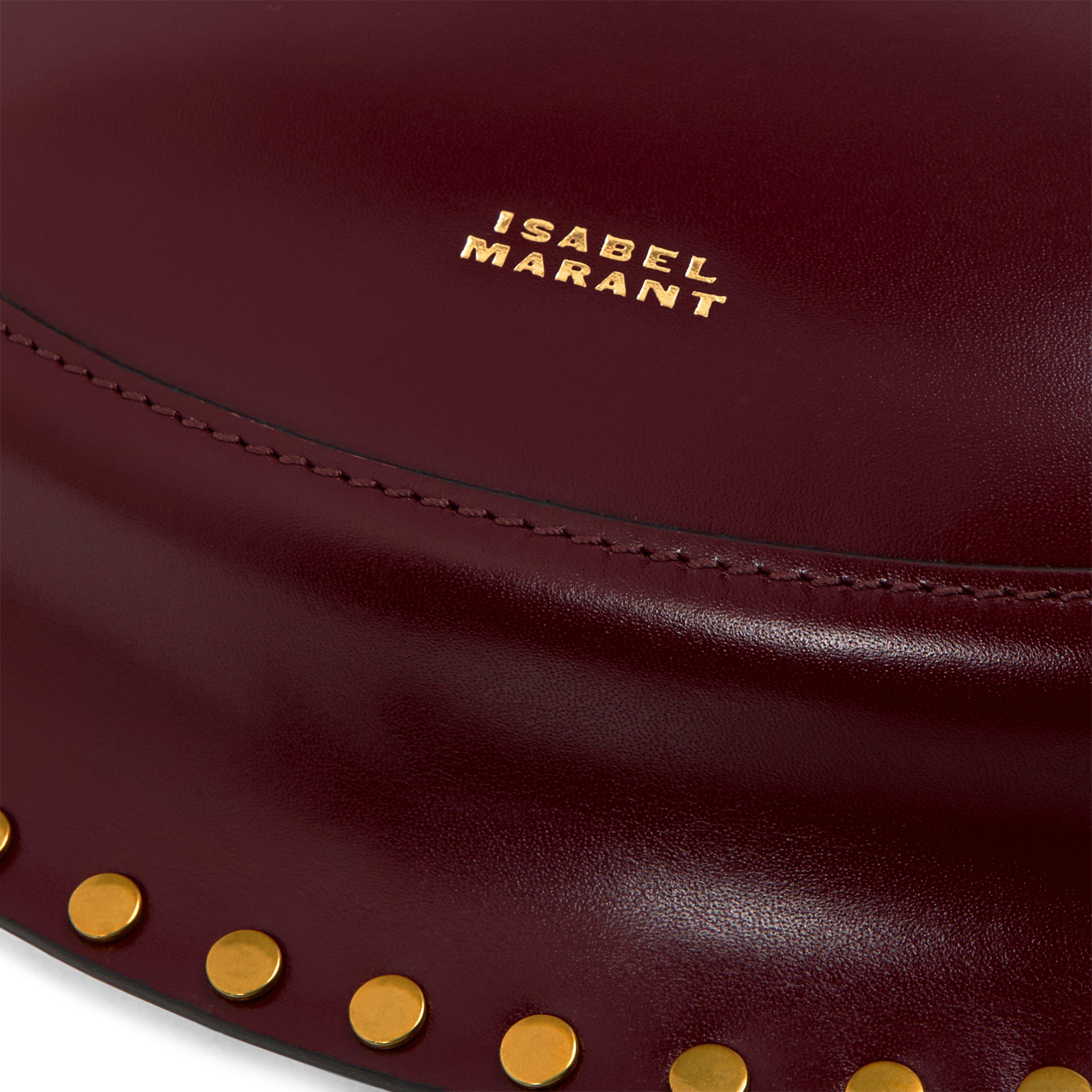 BURGUNDY - Isabel Marant - OSKAN MOON LEATHER CROSSB - 3