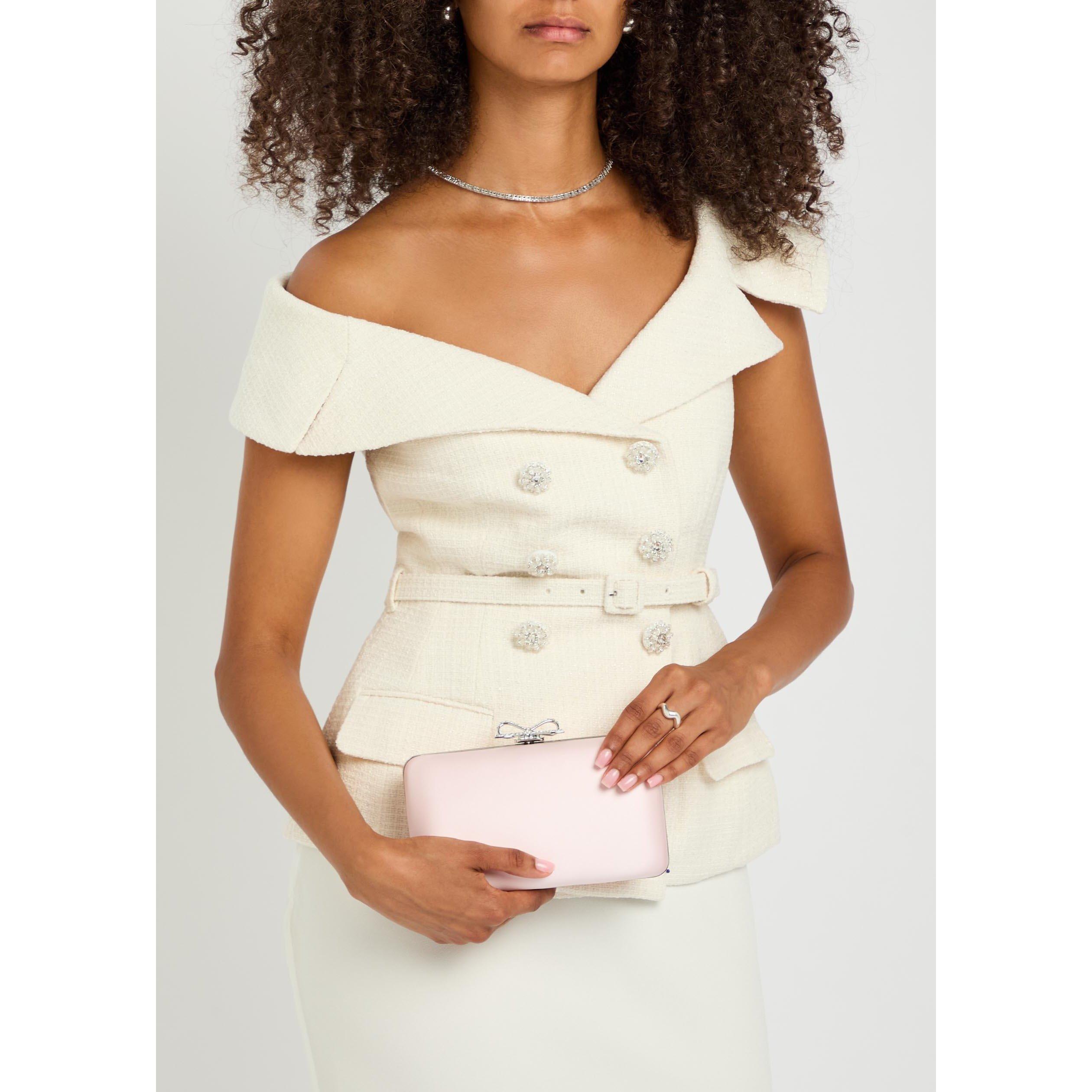 PINK - Self Portrait - Women's Satin Clutch Bag - 3