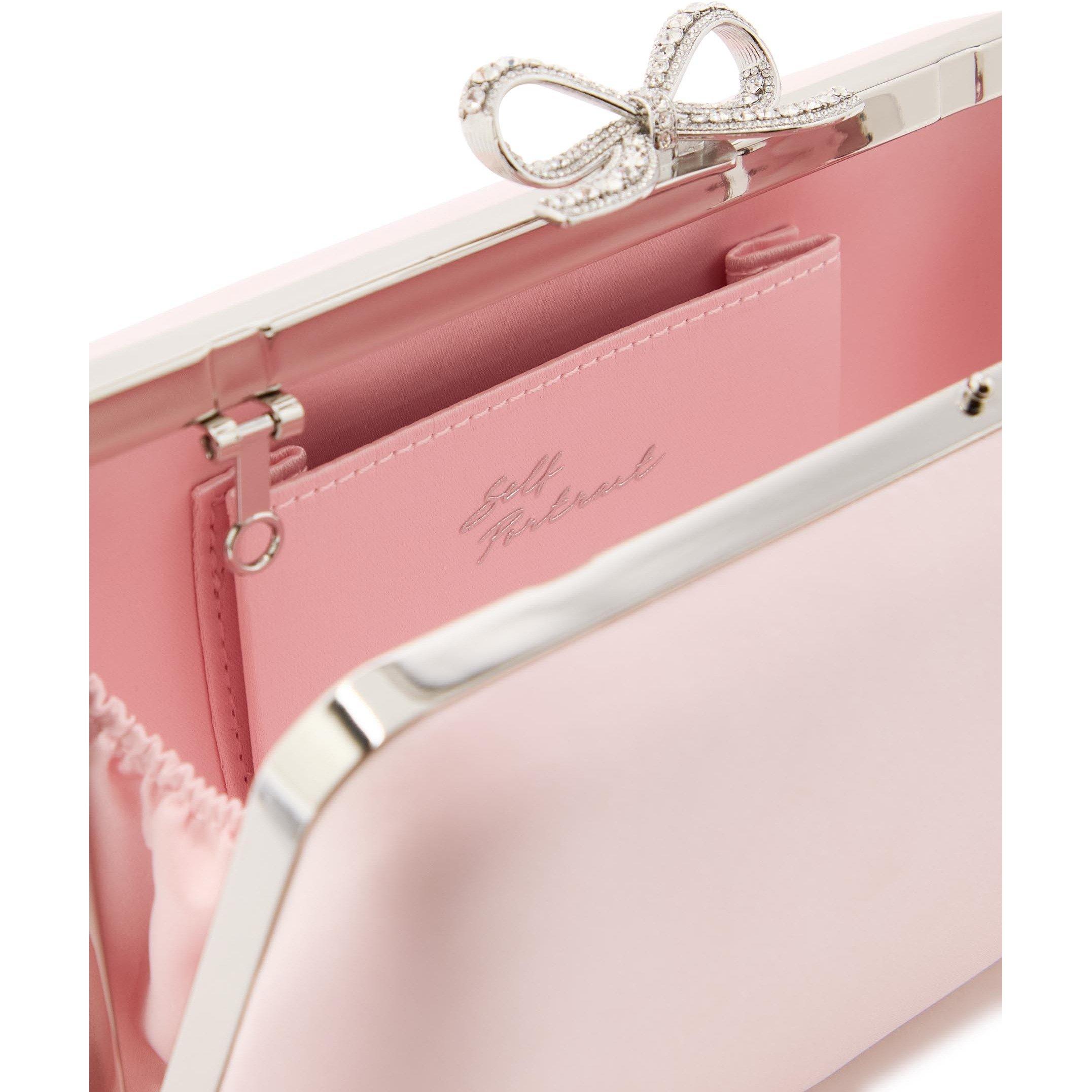 PINK - Self Portrait - Women's Satin Clutch Bag - 5