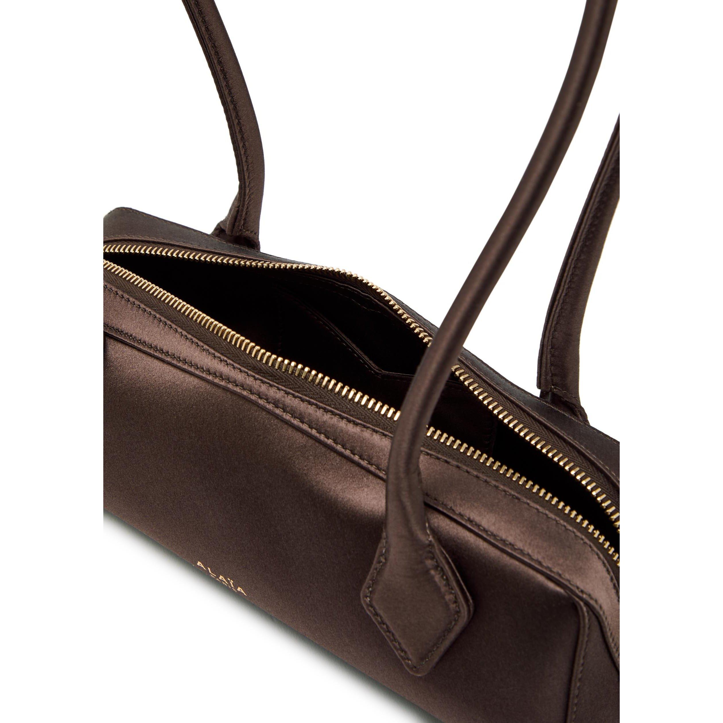 BROWN - Alaia - LE TECKEL SMALL SATIN - 5