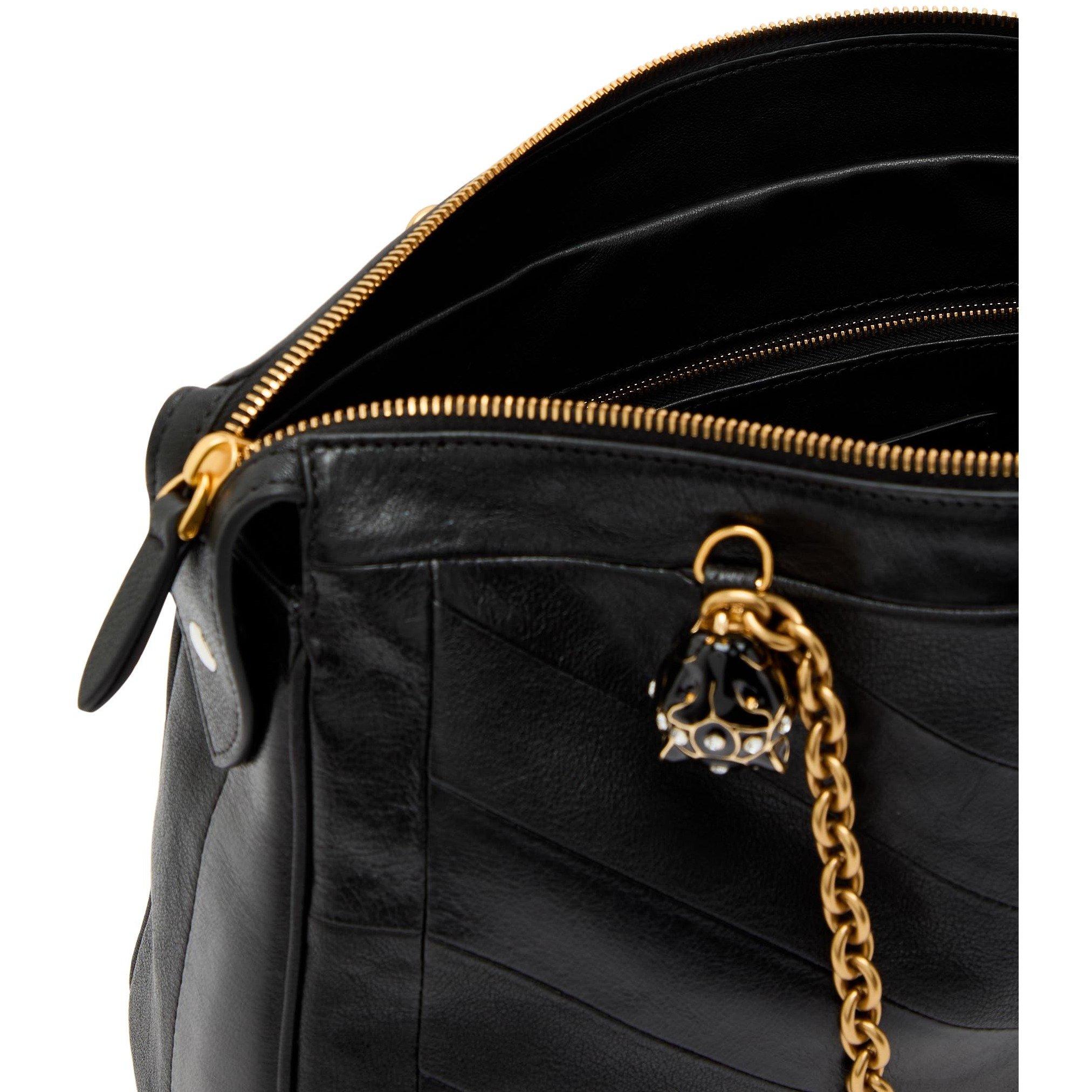BLACK - Valentino - PANTHEA MEDIUM SHOULDER BAG - 5
