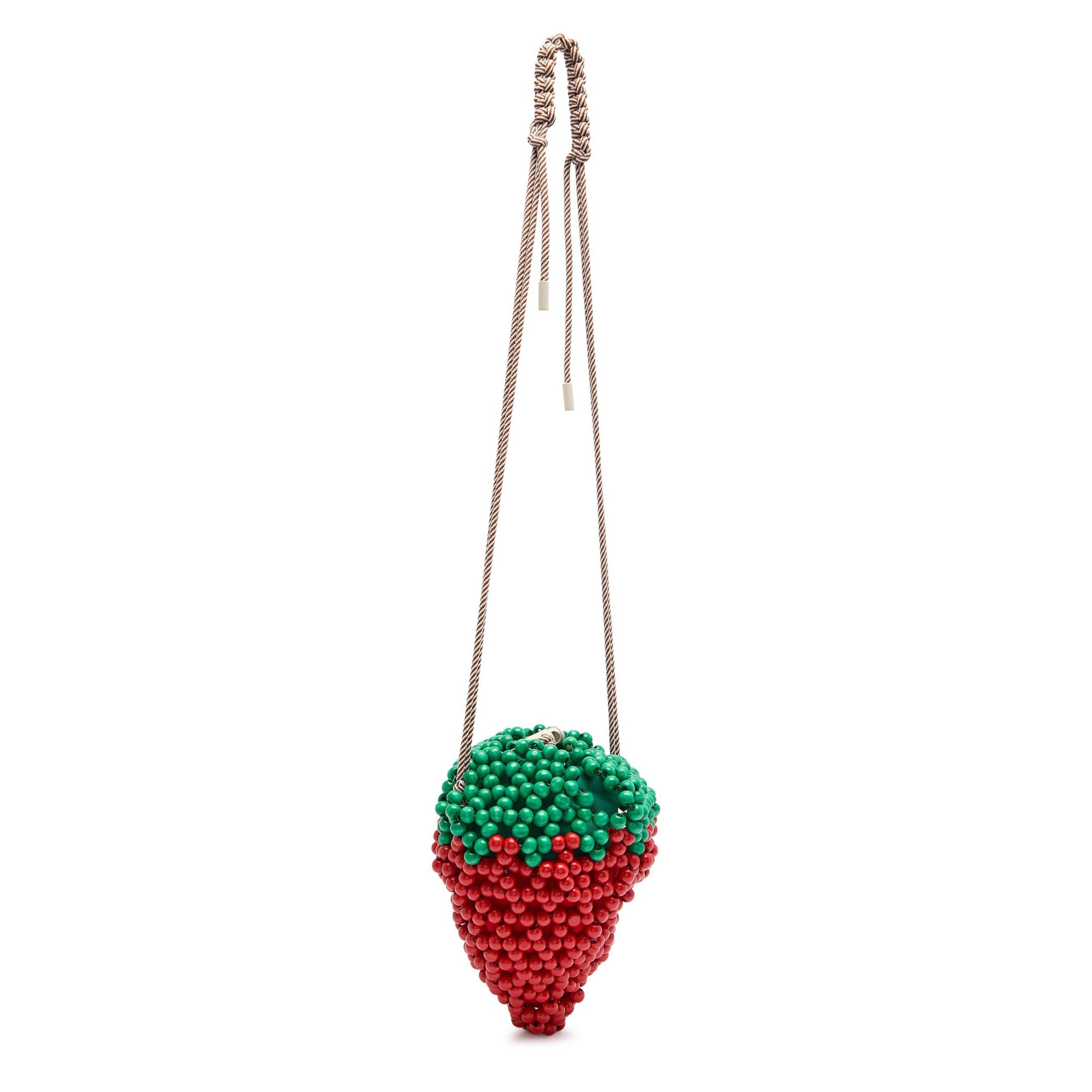 RED - Alemais - B WOOD BEAD STRAWBERRY MINI BA - 2
