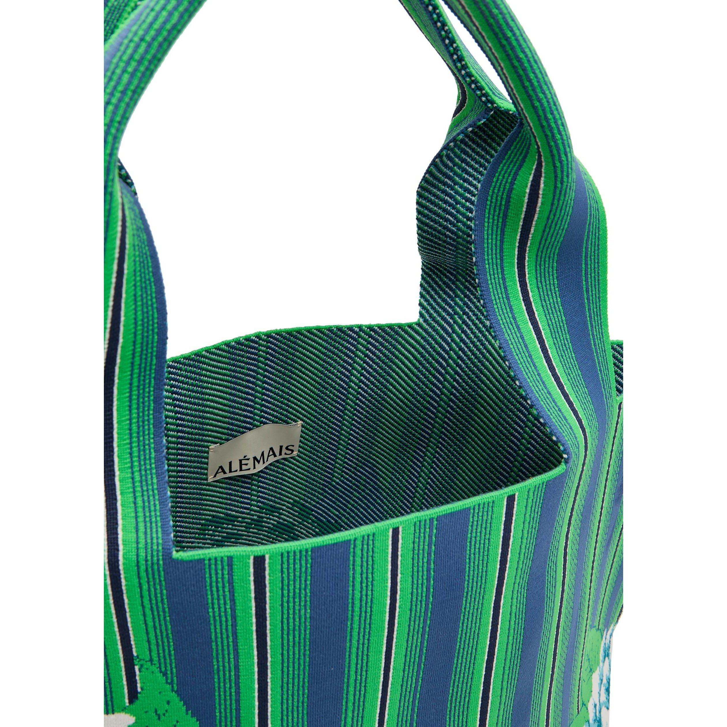 MULTICOLOURED - Alemais - B MARGO JACQUARD MAXI TOTE - 5