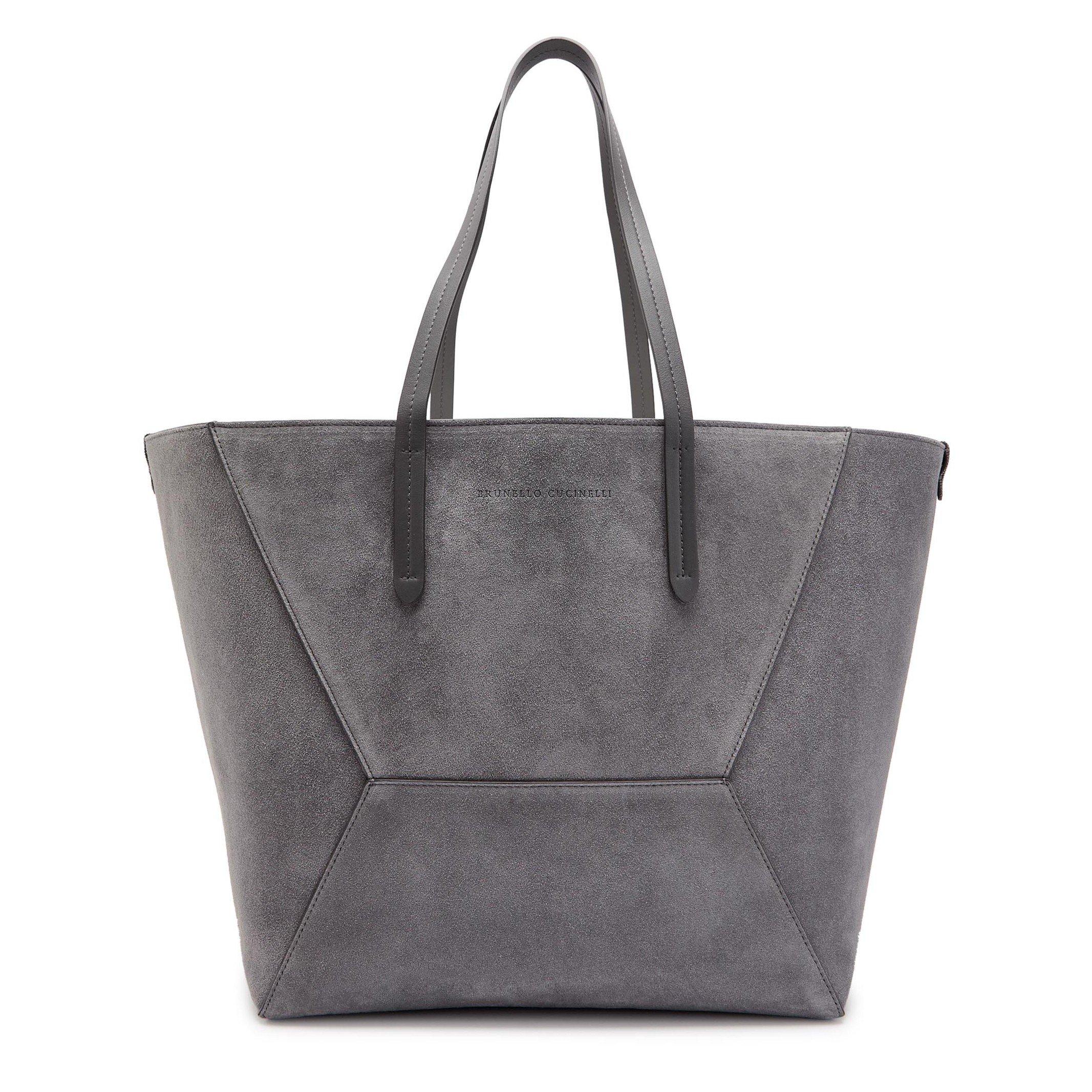 MEDIUM BEADE SUEDE TOTE