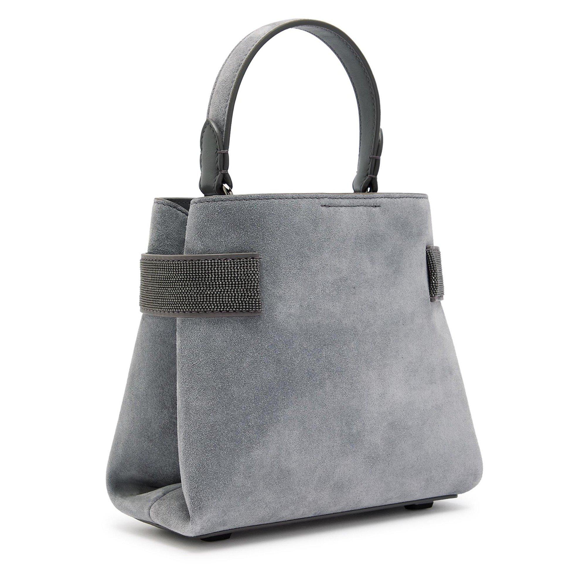 GREY - Brunello Cucinelli - SHOULDER-STRAP BAG - 2