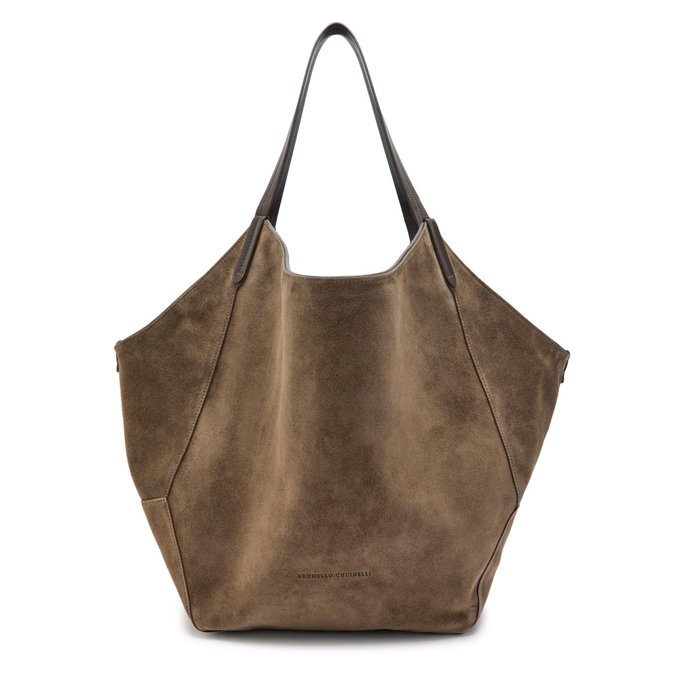 BEIGE AND OTHER - Brunello Cucinelli - REVERSIBLE TOTE - 1