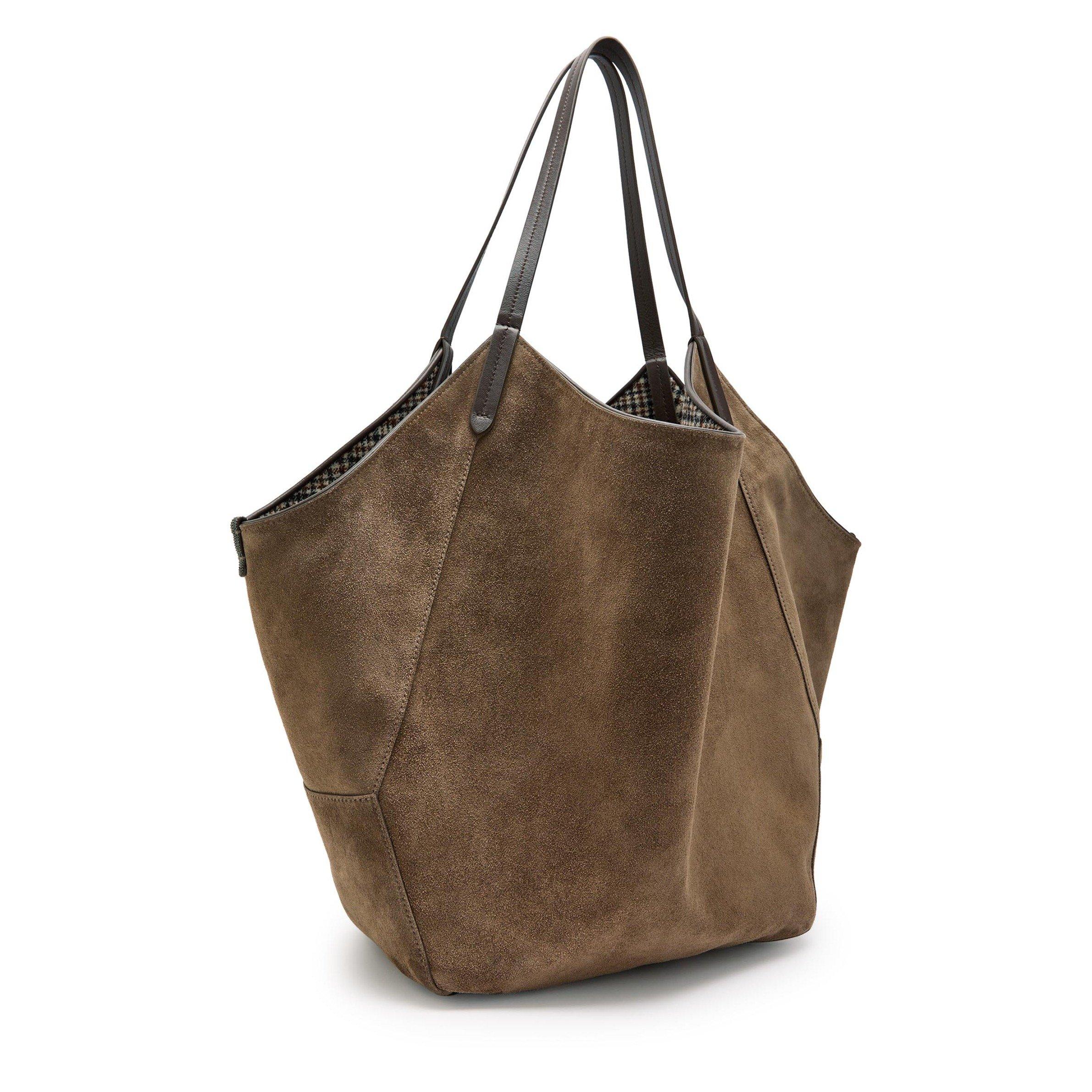 BEIGE AND OTHER - Brunello Cucinelli - REVERSIBLE TOTE - 2