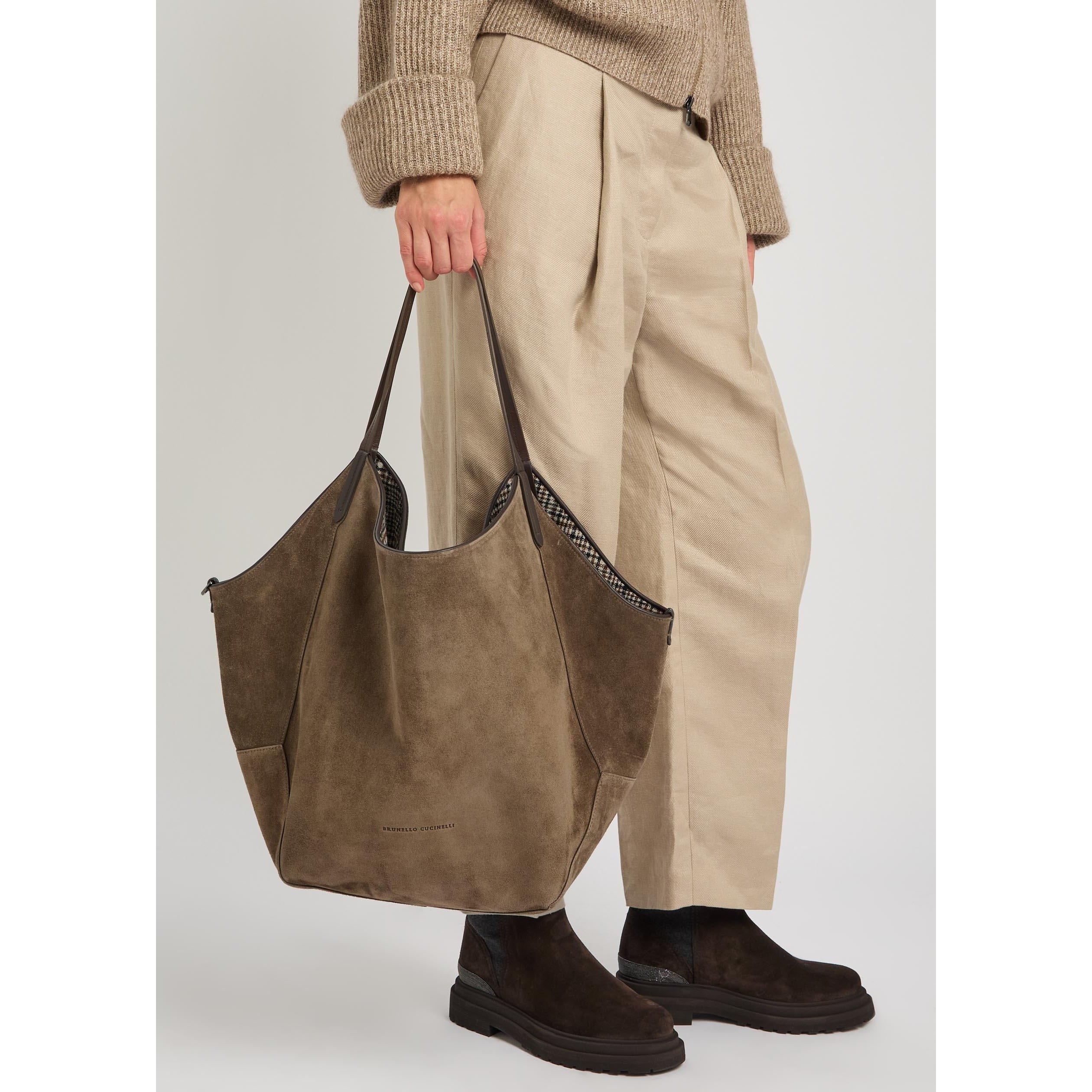 BEIGE AND OTHER - Brunello Cucinelli - REVERSIBLE TOTE - 3
