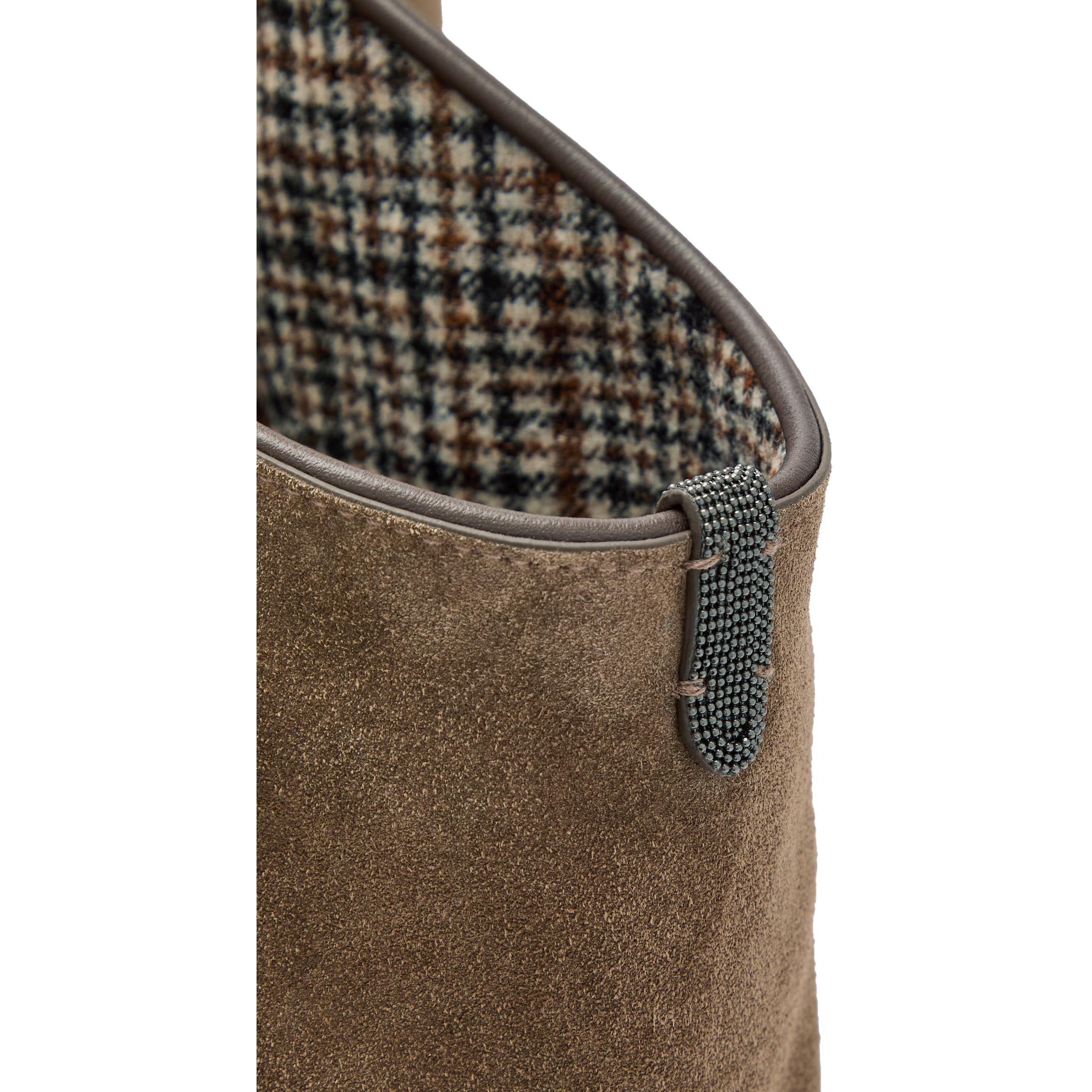 BEIGE AND OTHER - Brunello Cucinelli - REVERSIBLE TOTE - 4