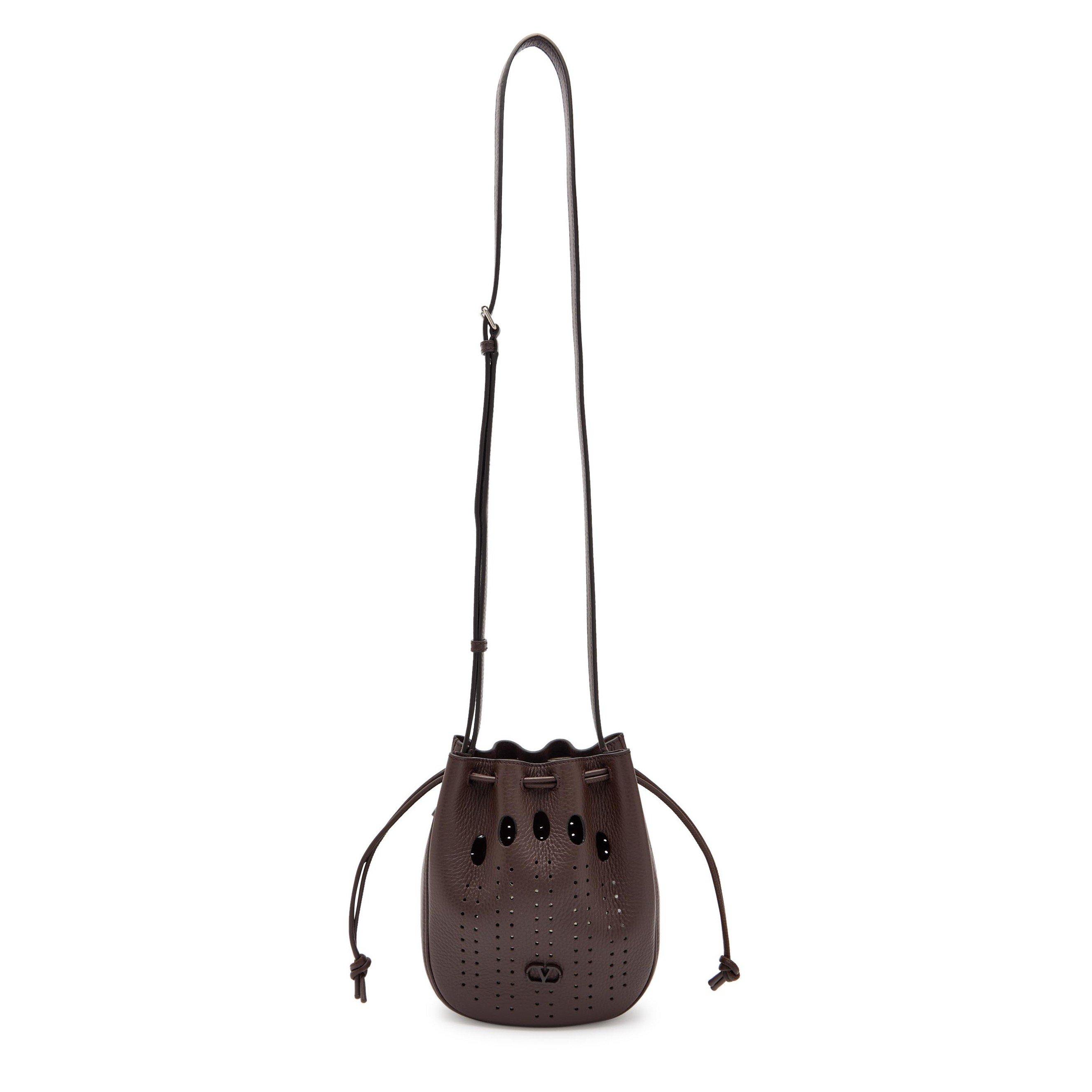 BROWN - Valentino - VAL DRAWSTRING BAG - 1