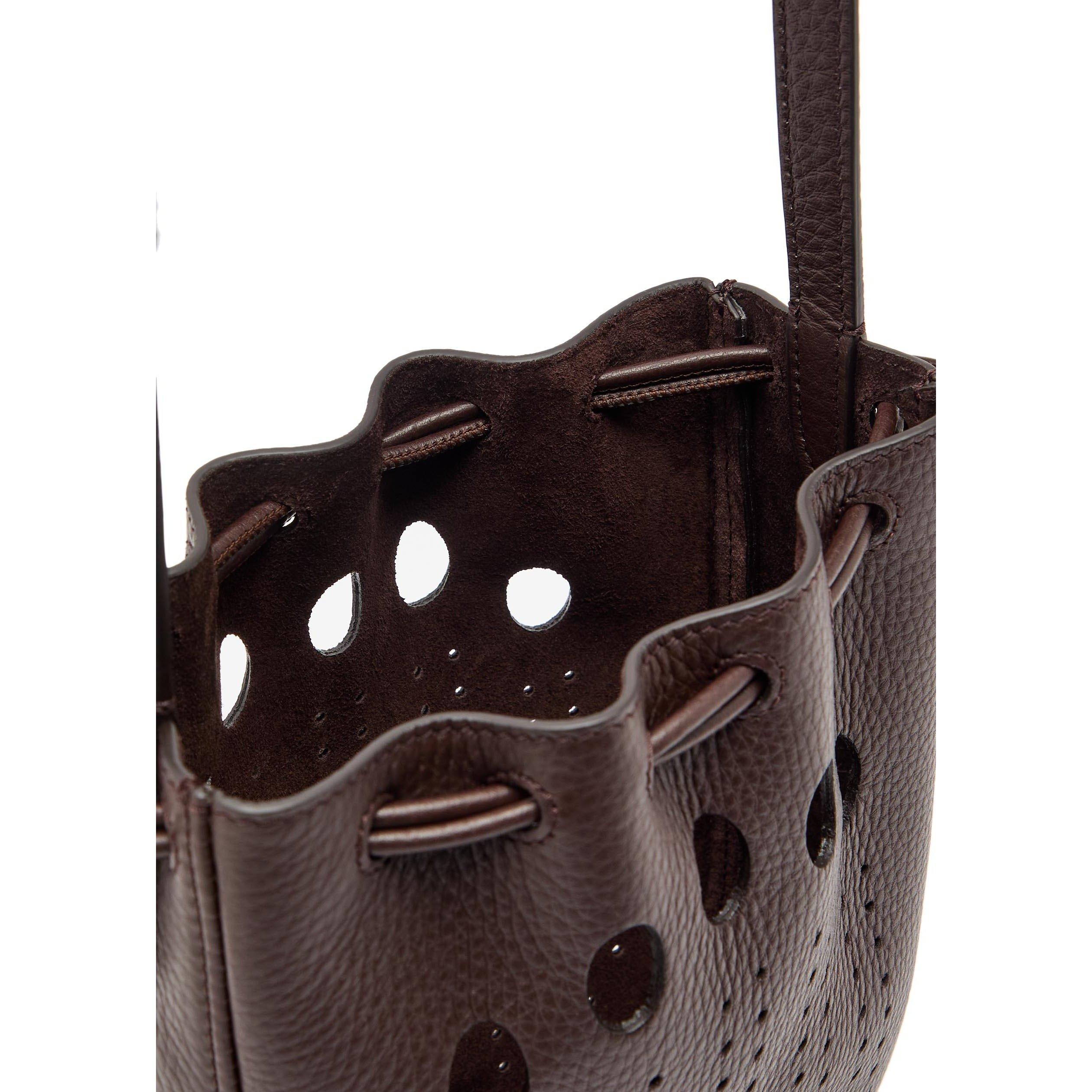 BROWN - Valentino - VAL DRAWSTRING BAG - 5