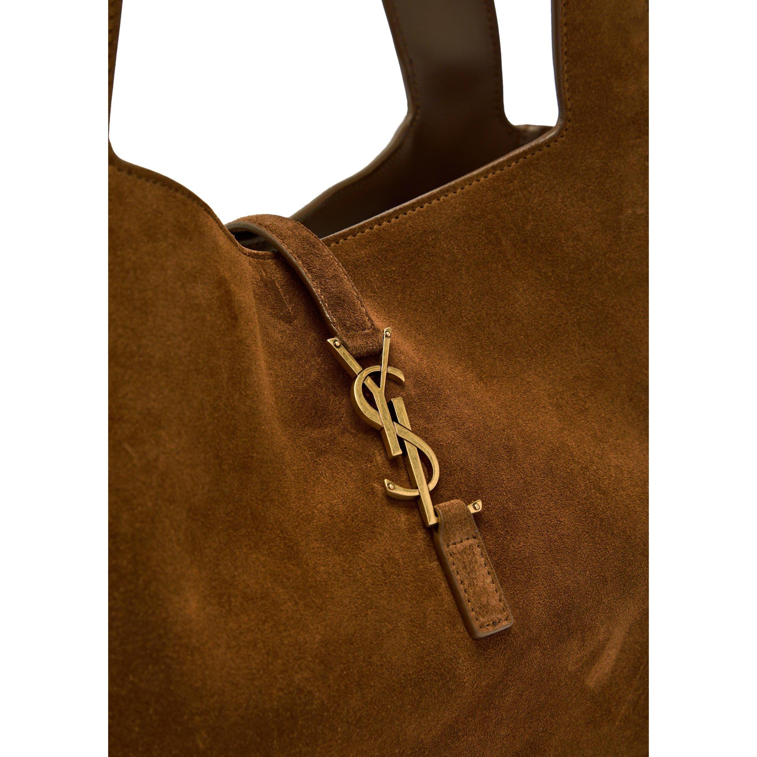 TAN - Saint Laurent - Women's Bea Suede Tote Bag - 4