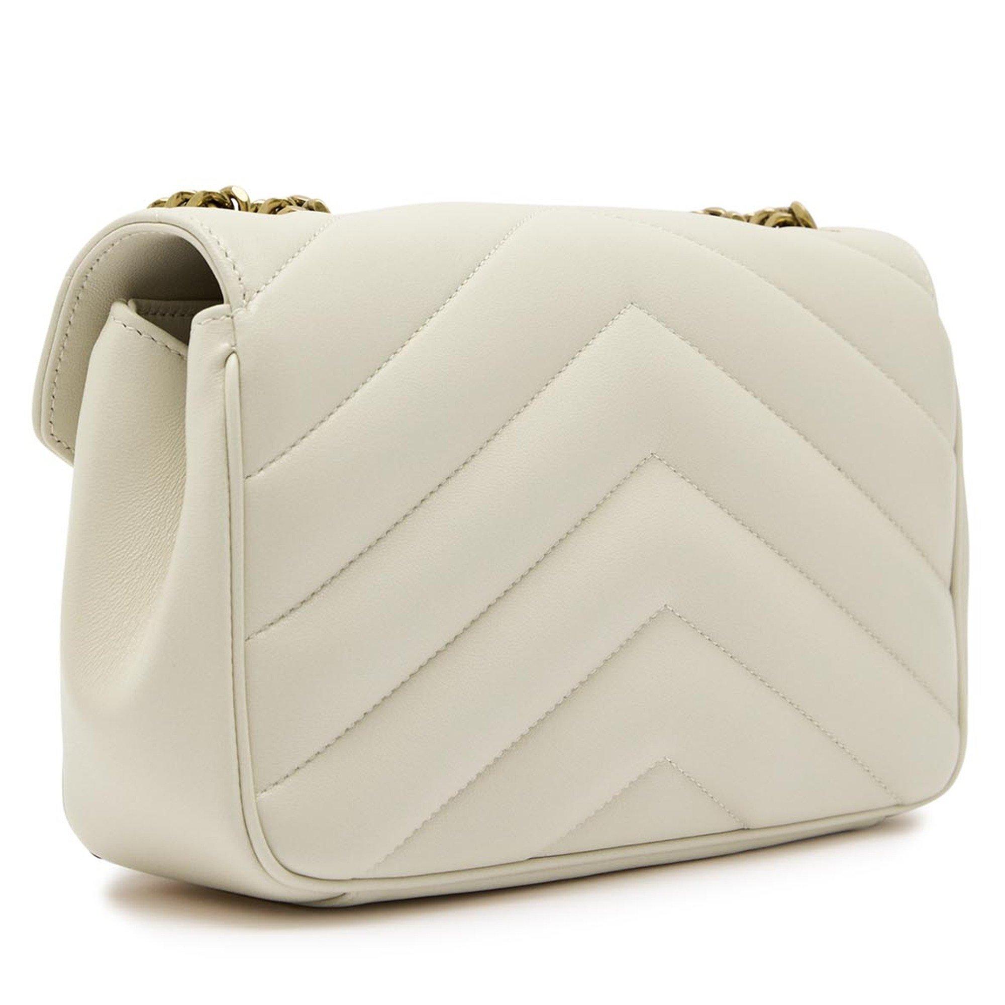 CREAM - Saint Laurent - Women's Loulou Small Quilted Leather Shoulder Bag - 2