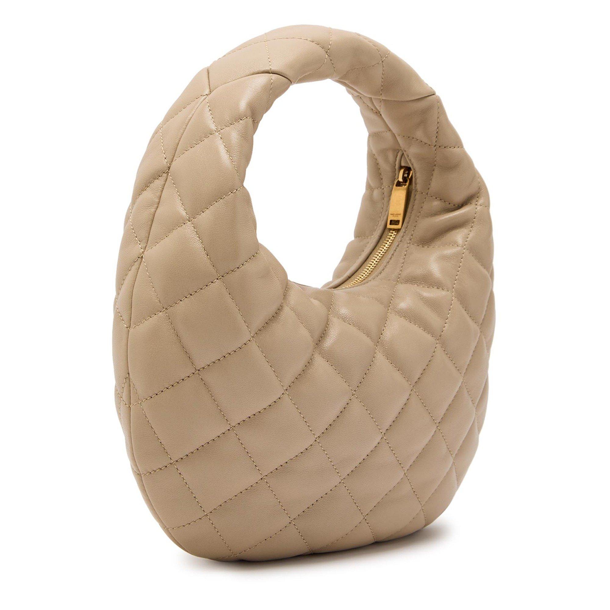 BEIGE - Saint Laurent - ICARINA QUILTED LEATHER MINI B - 2