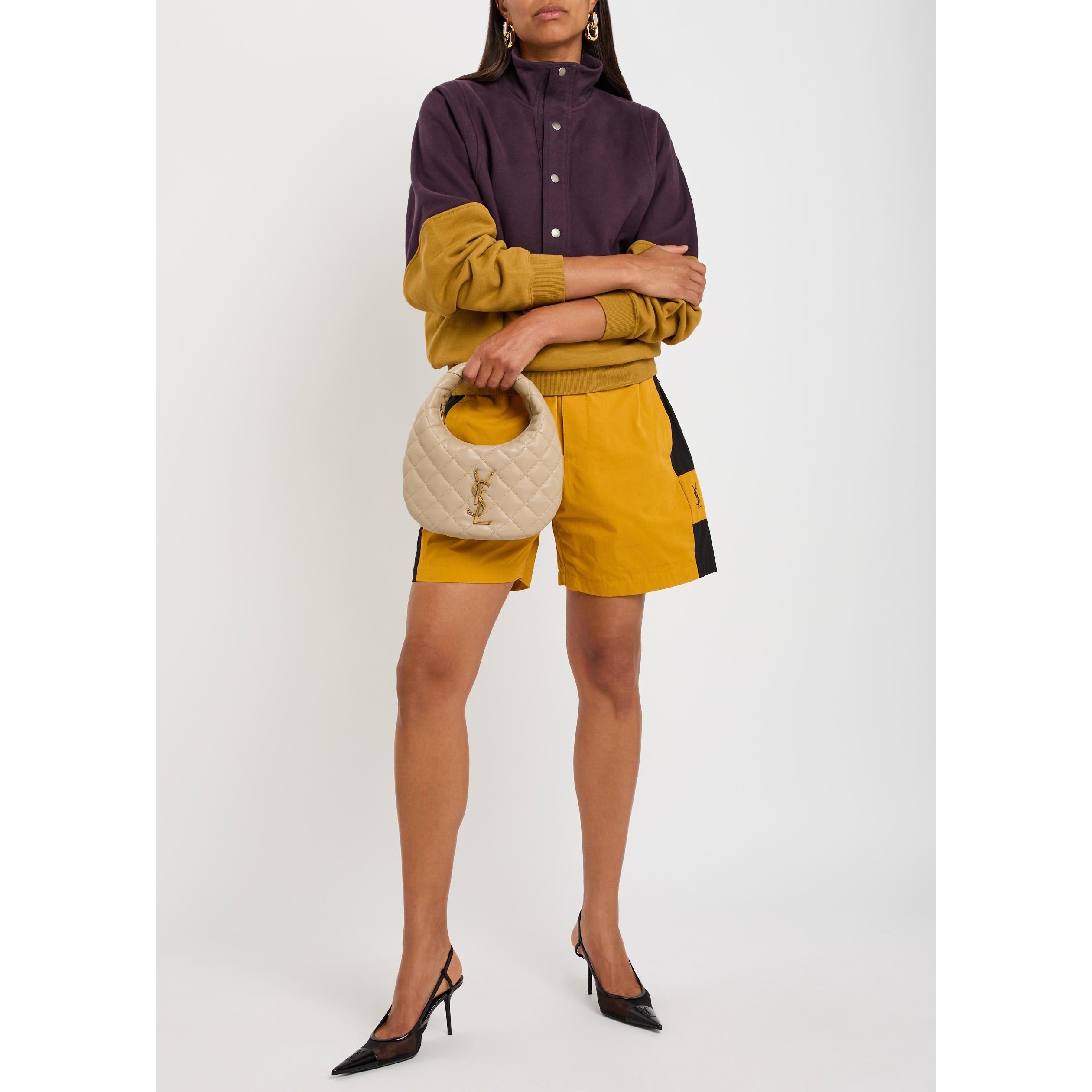 BEIGE - Saint Laurent - ICARINA QUILTED LEATHER MINI B - 3