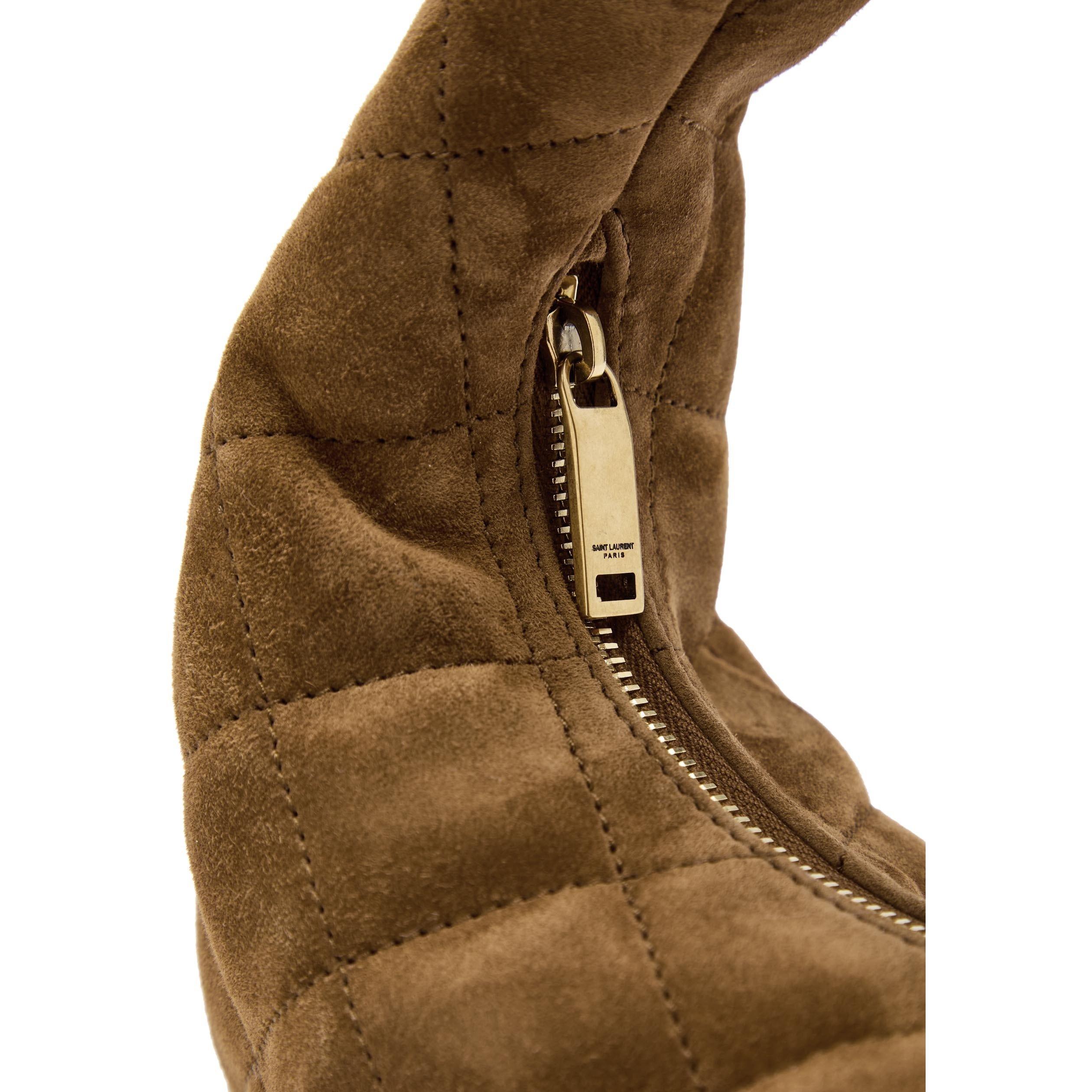 TAN - Saint Laurent - ICARINA QUILTED LEATHER MINI B - 4