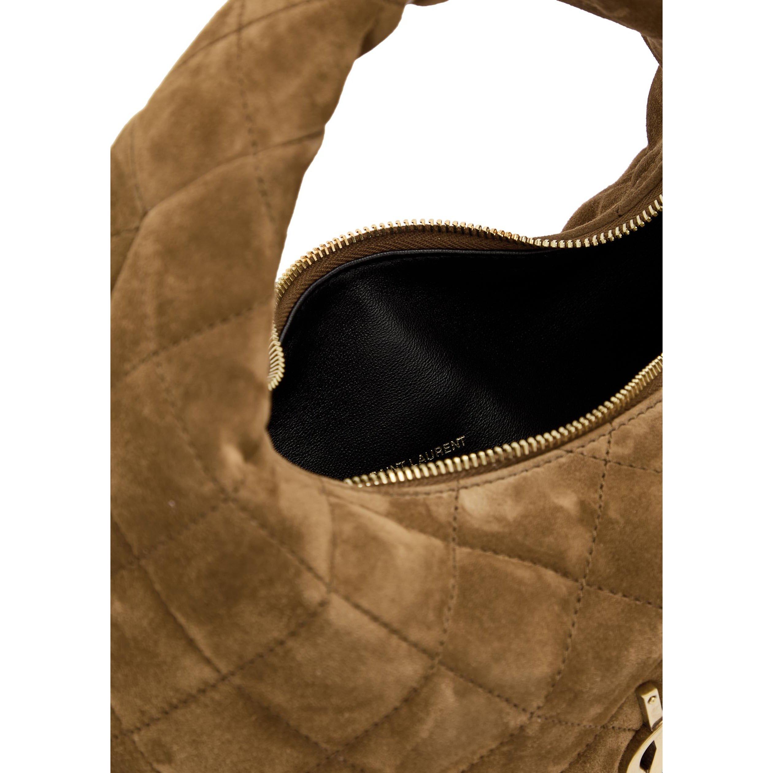 TAN - Saint Laurent - ICARINA QUILTED LEATHER MINI B - 5