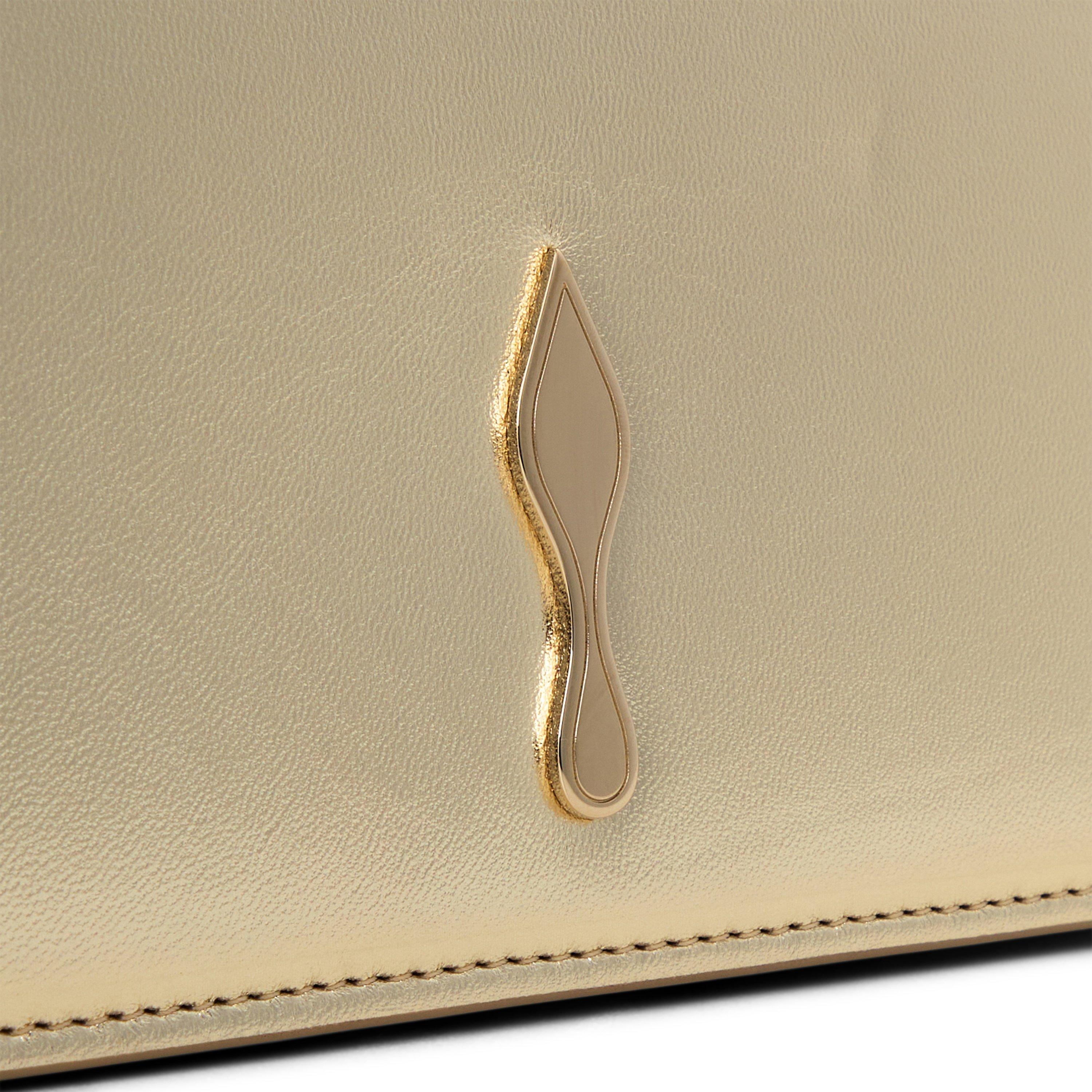 GOLD - Christian Louboutin - BETTINA CLUTCH NAPPA LAMI - 3