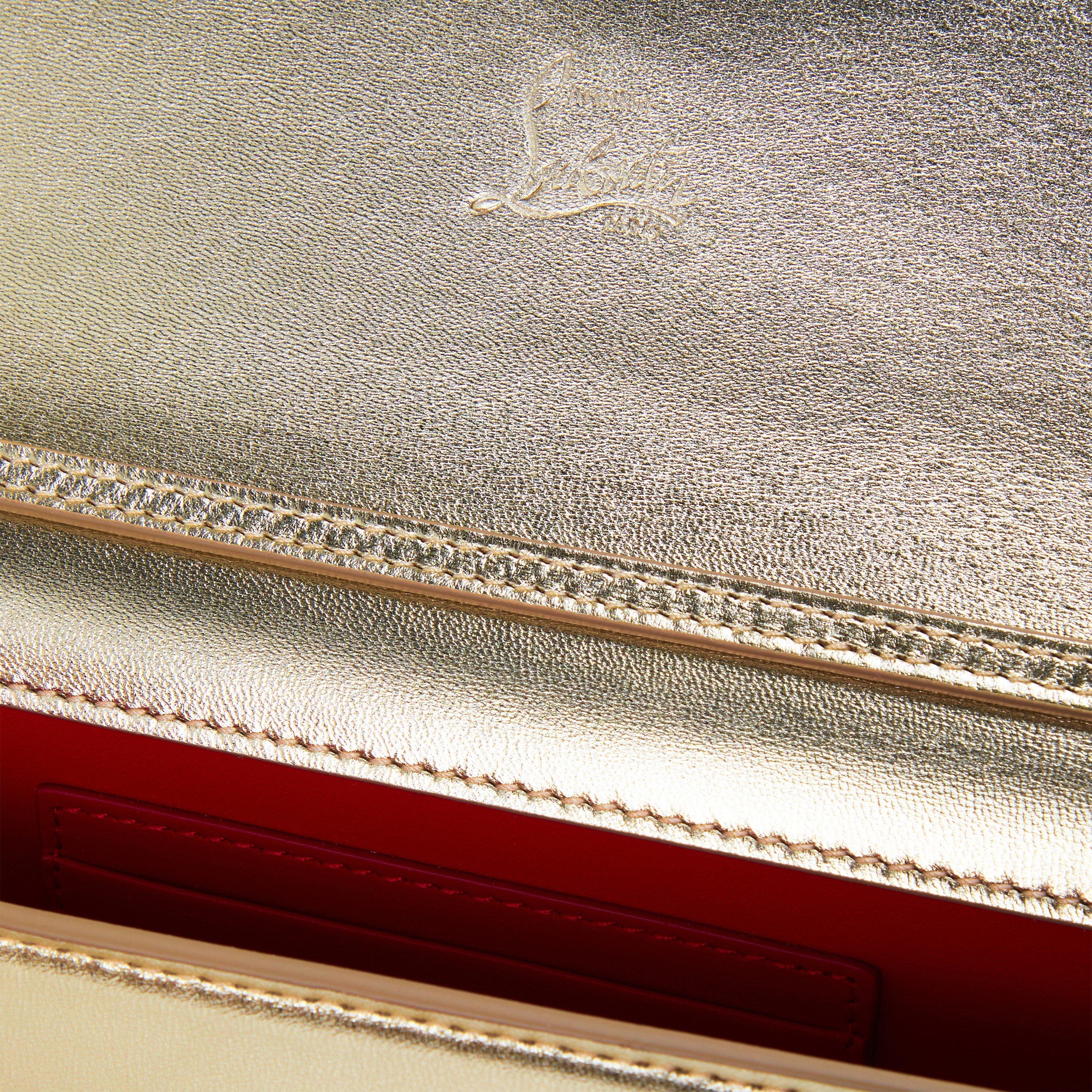 GOLD - Christian Louboutin - BETTINA CLUTCH NAPPA LAMI - 4