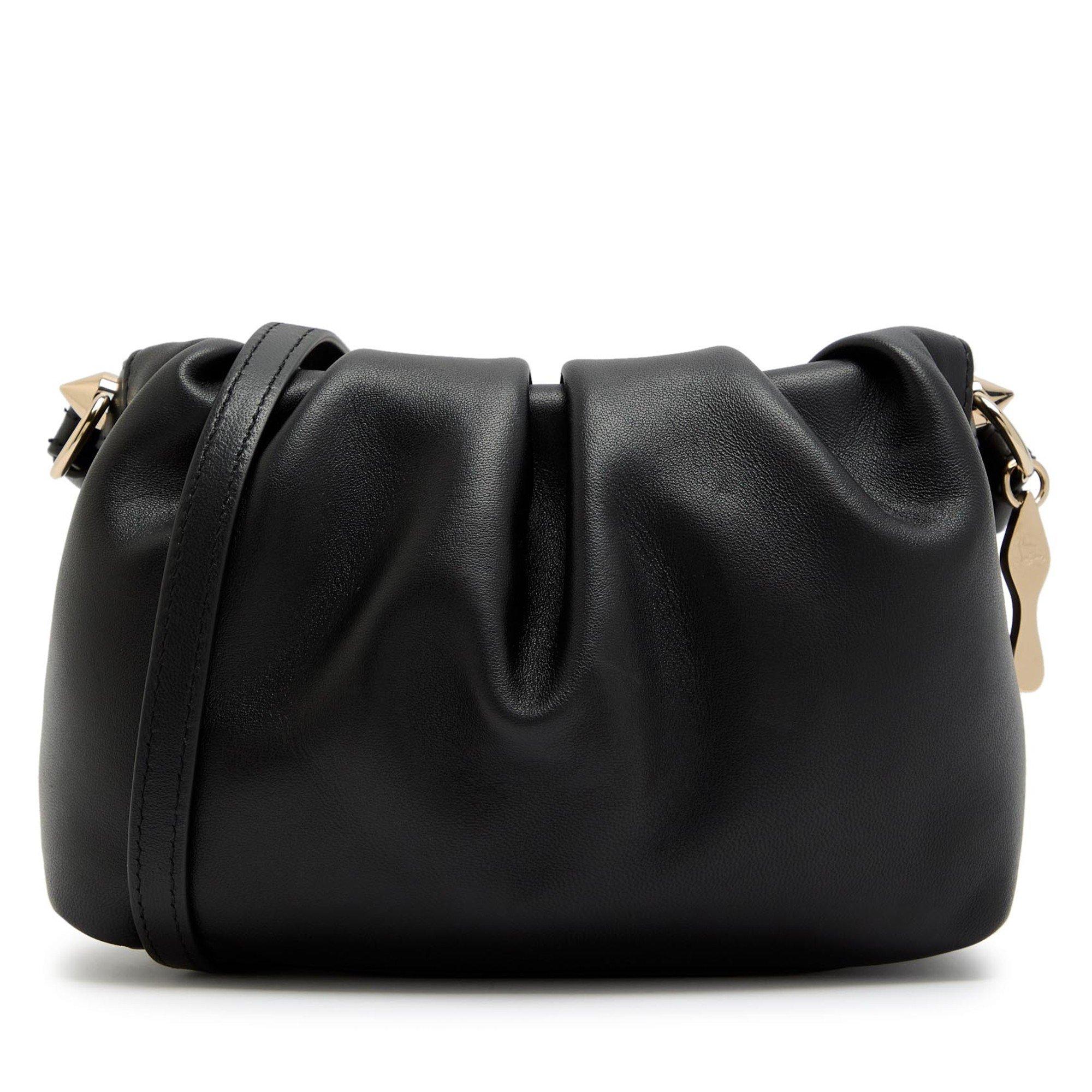 BLACK - Christian Louboutin - Women's Eva Mini Nappa Leather Crossbody Bag - 1