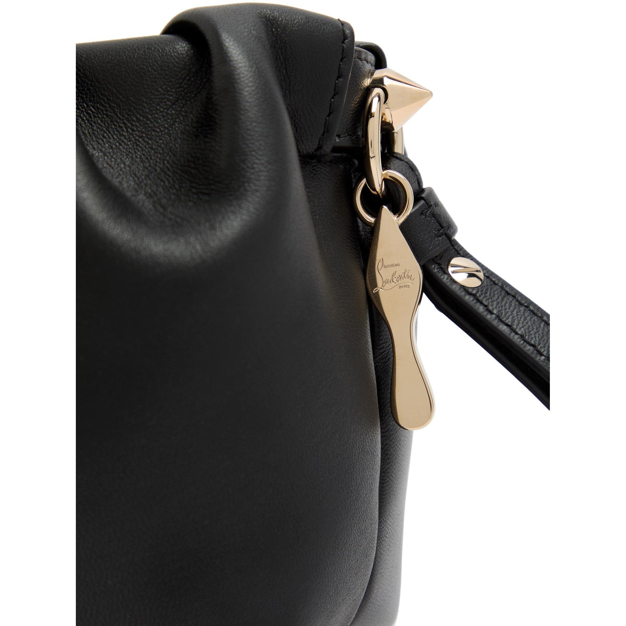 BLACK - Christian Louboutin - Women's Eva Mini Nappa Leather Crossbody Bag - 4