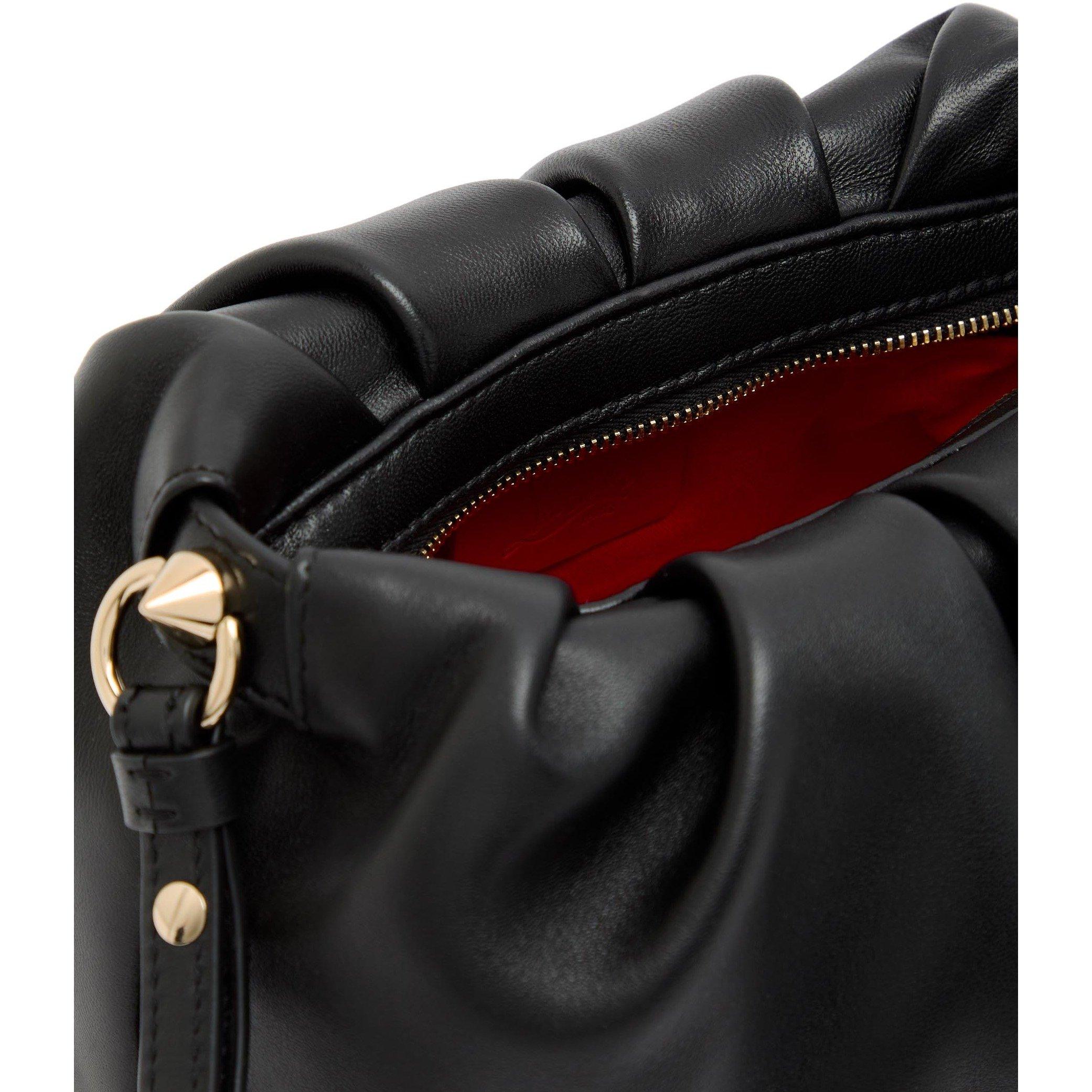 BLACK - Christian Louboutin - Women's Eva Mini Nappa Leather Crossbody Bag - 5