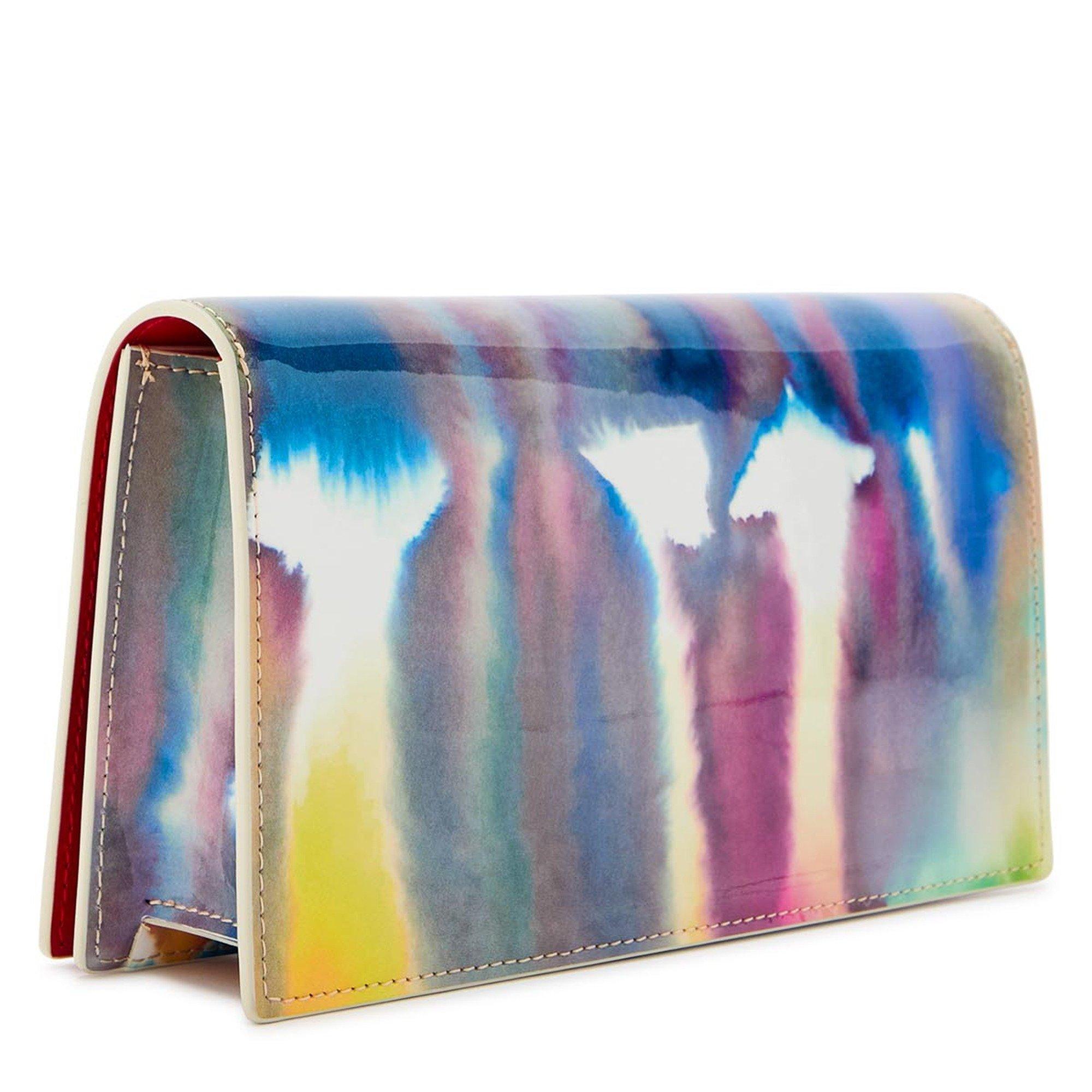 MULTI   SHADE 0 - Christian Louboutin - BETTINA CLUTCH PATENT TIE DYE - 2