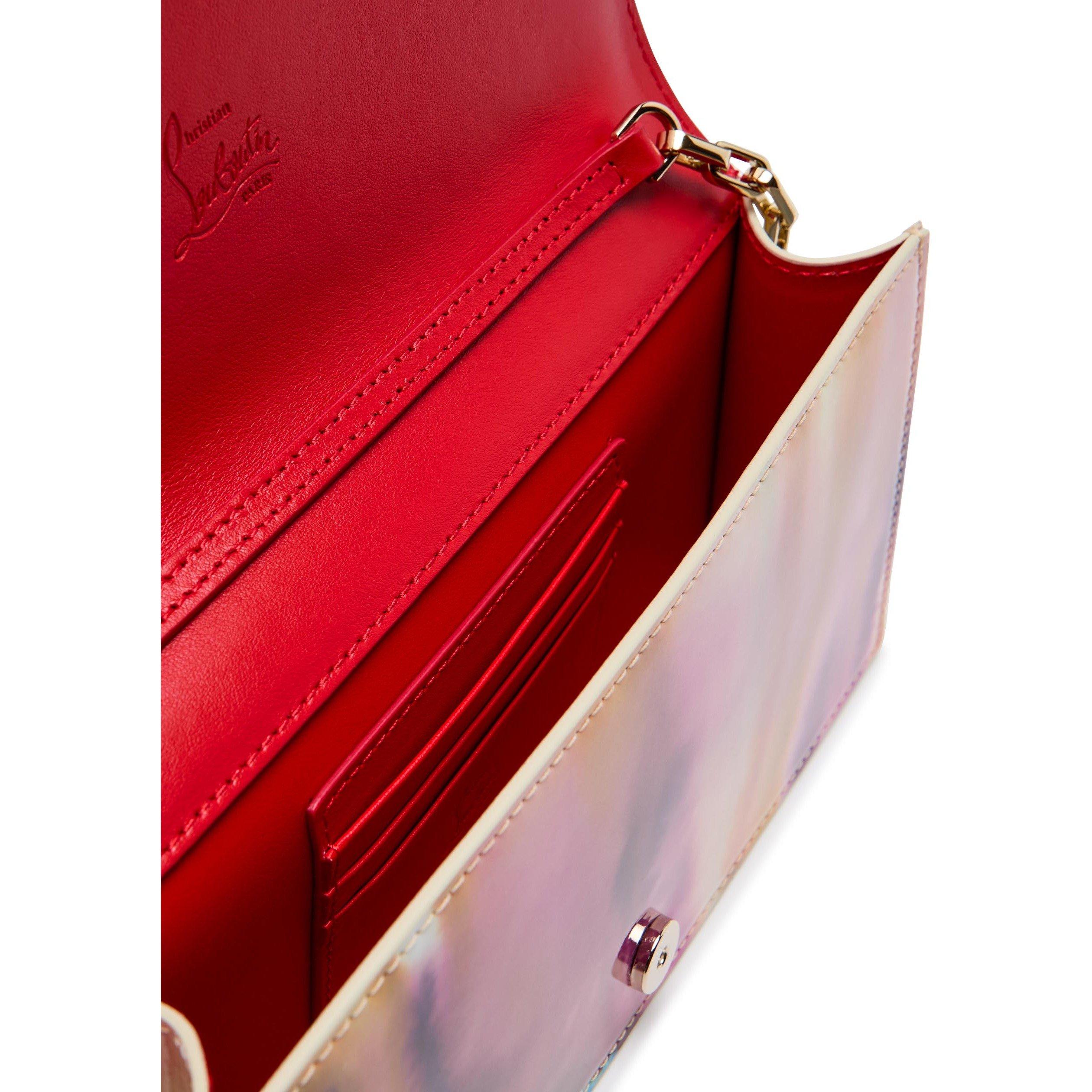 MULTI   SHADE 0 - Christian Louboutin - BETTINA CLUTCH PATENT TIE DYE - 5