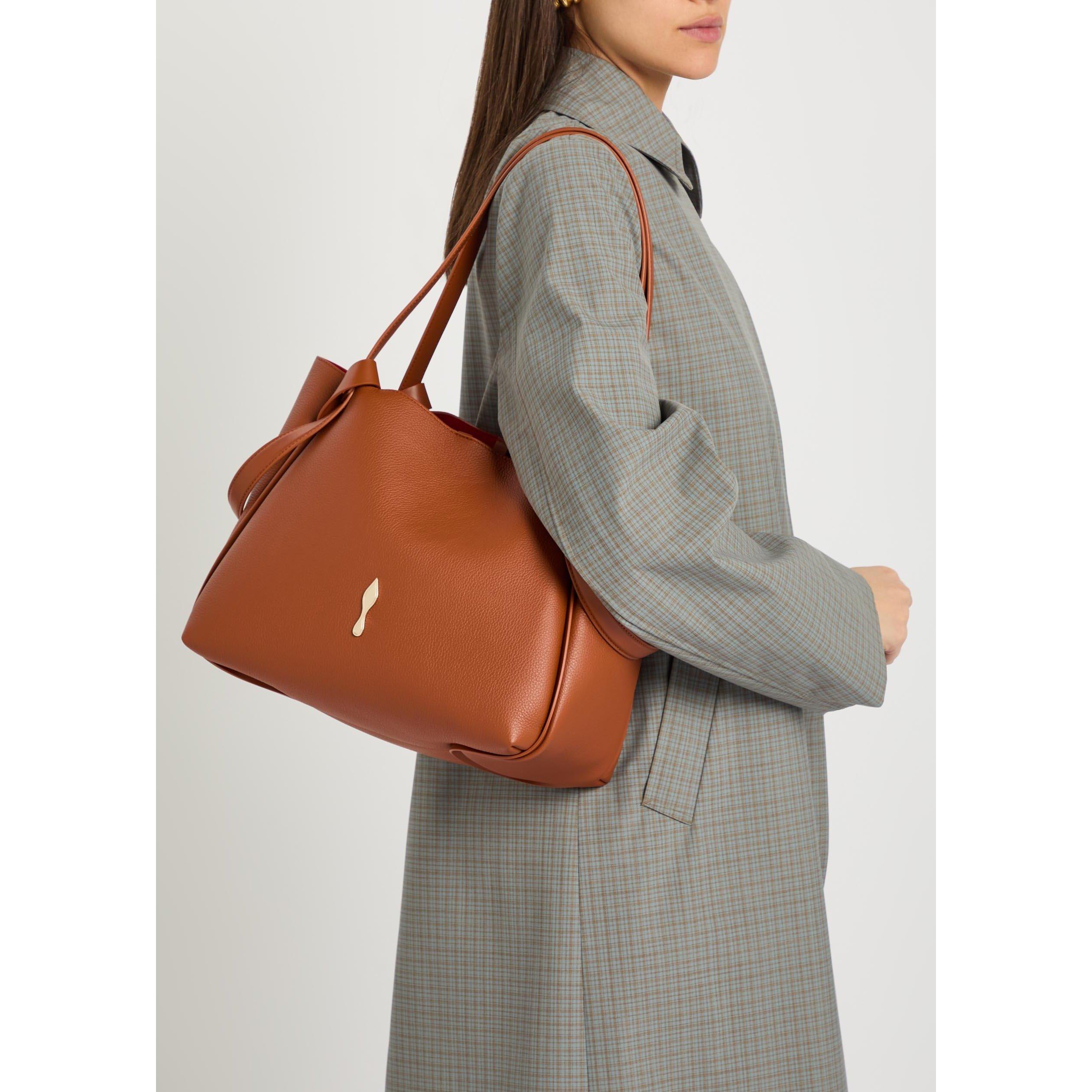 ORANGE - Christian Louboutin - BETTINA TOTE SMALL CALF EMPIRE - 3