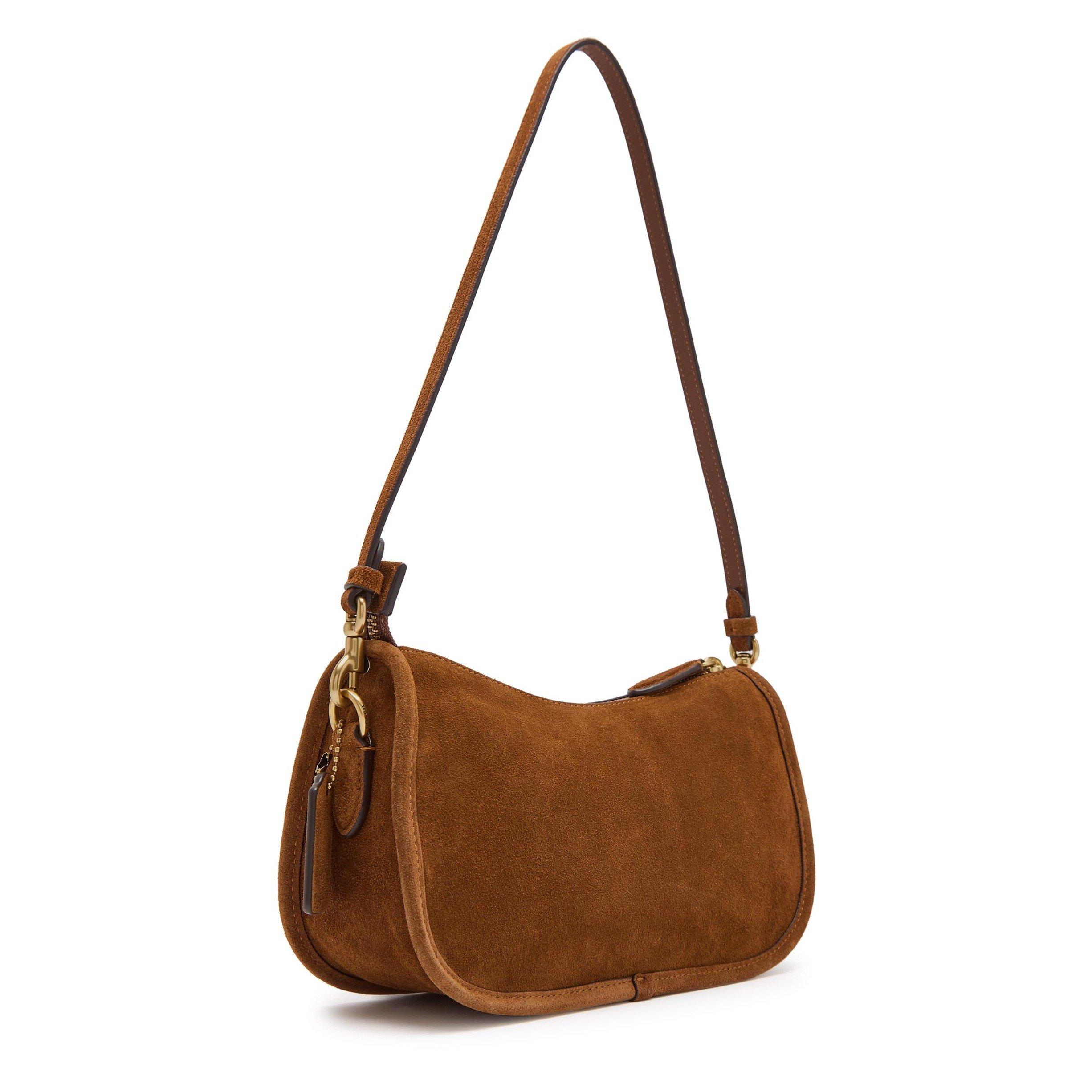 BROWN - Coach - Women's Waverly Suede Cross Body Bag - 2