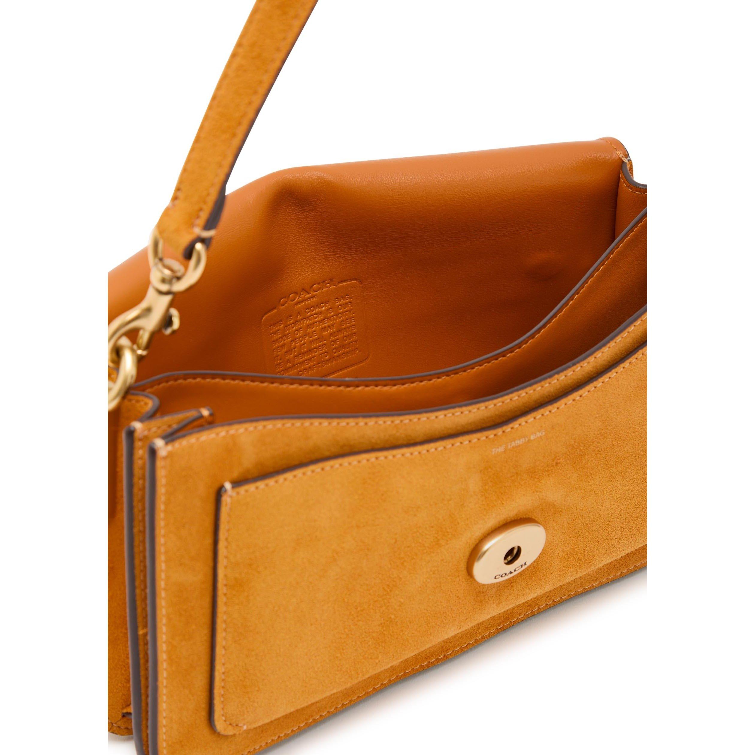 LIGHT BROWN - Coach - TABBY SHOULDER BAG 26 SUEDE - 5