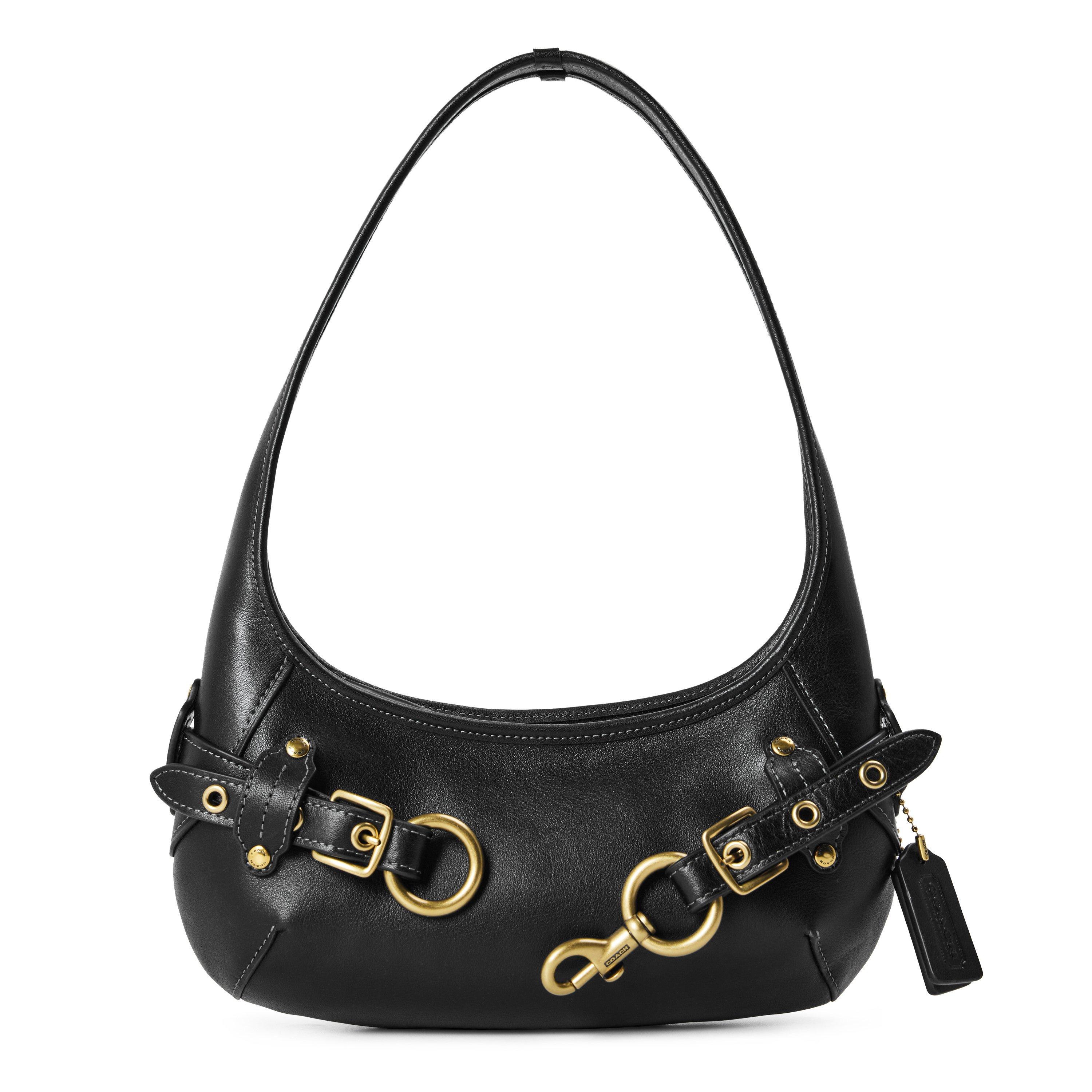 BLACK - Coach - BELTED ERGO SHOULDER BAG - 1