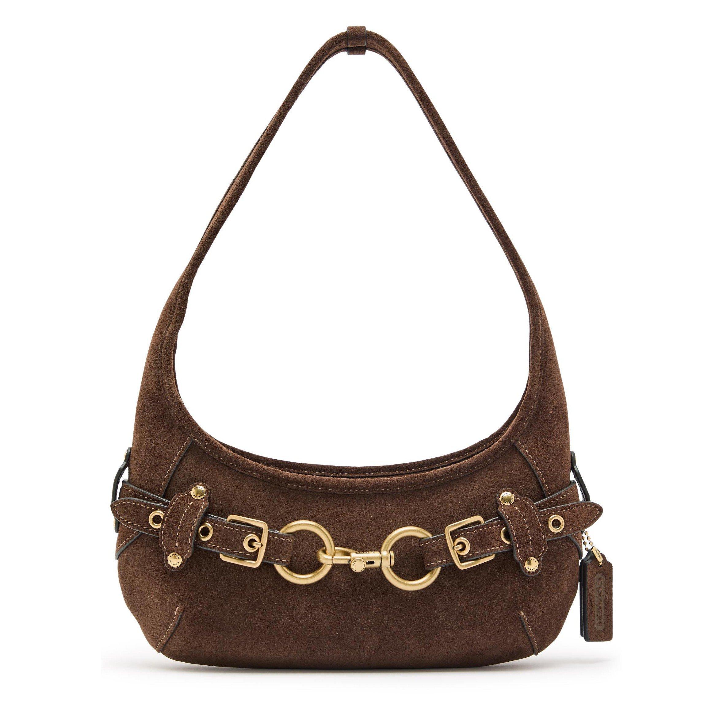 DARK BROWN - Coach - BELTED ERGO SHOULDER BAG 26 SU